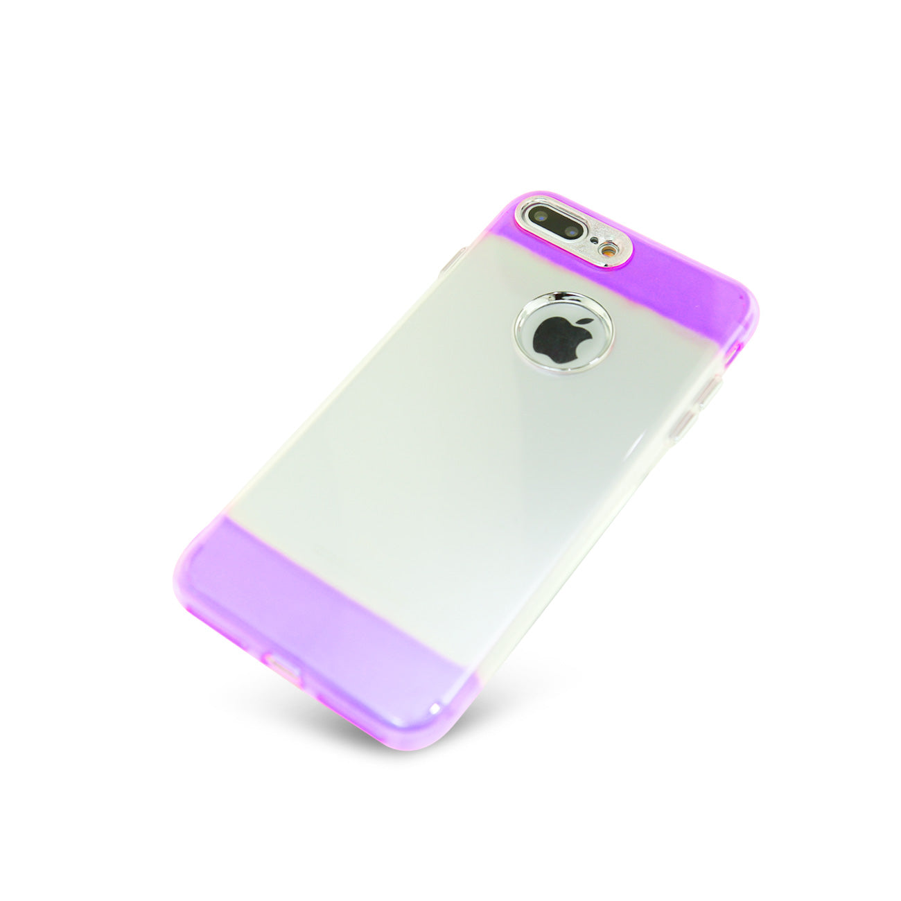 Cover Bumper TPU Soft Protective Flexible Colorful Apple iPhone 7Plus/ 8Plus 5.5 Inch Purple Color