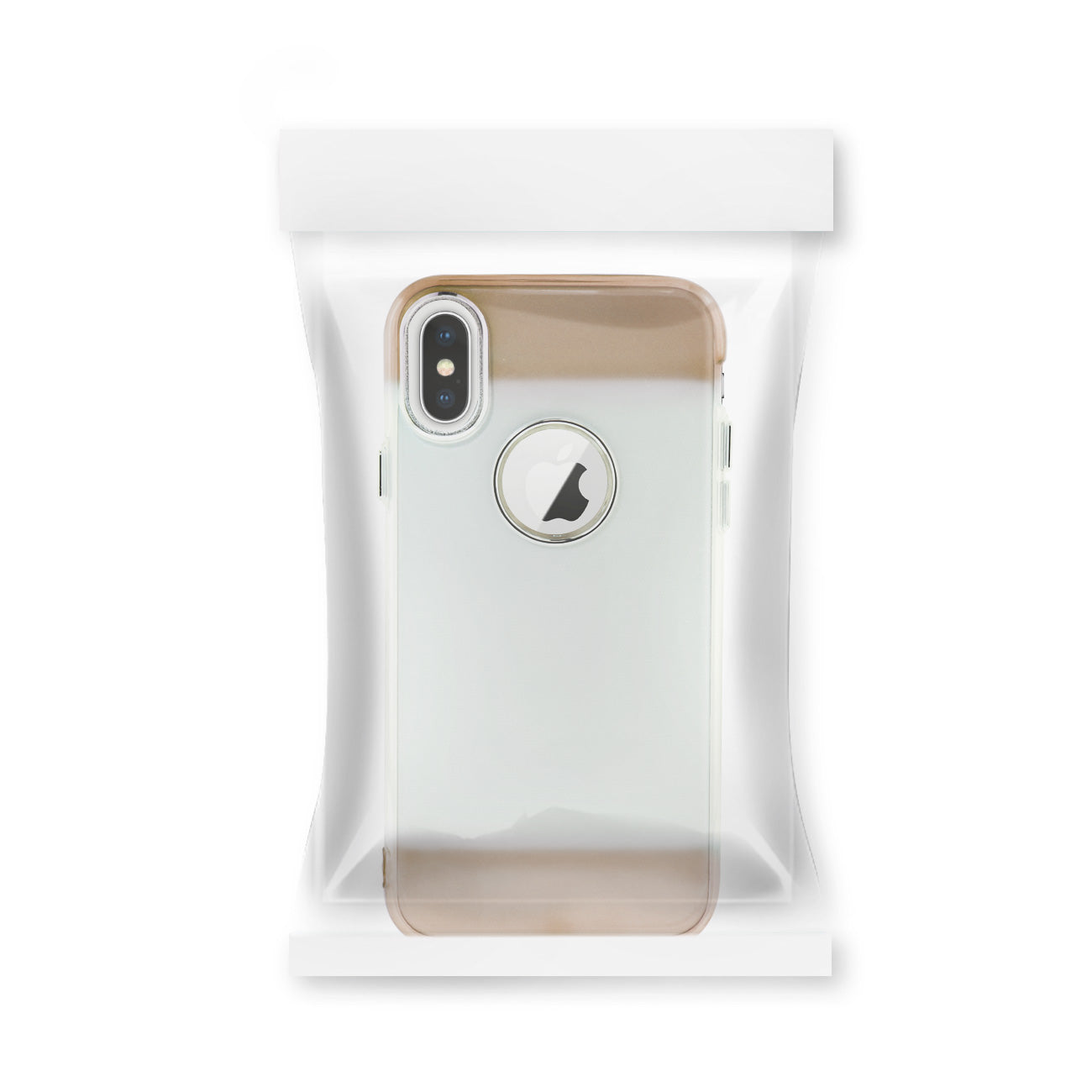 Cover Bumper TPU Soft Colorful Protective Flexible Apple iPhone X 5.8 Inch Brown Color