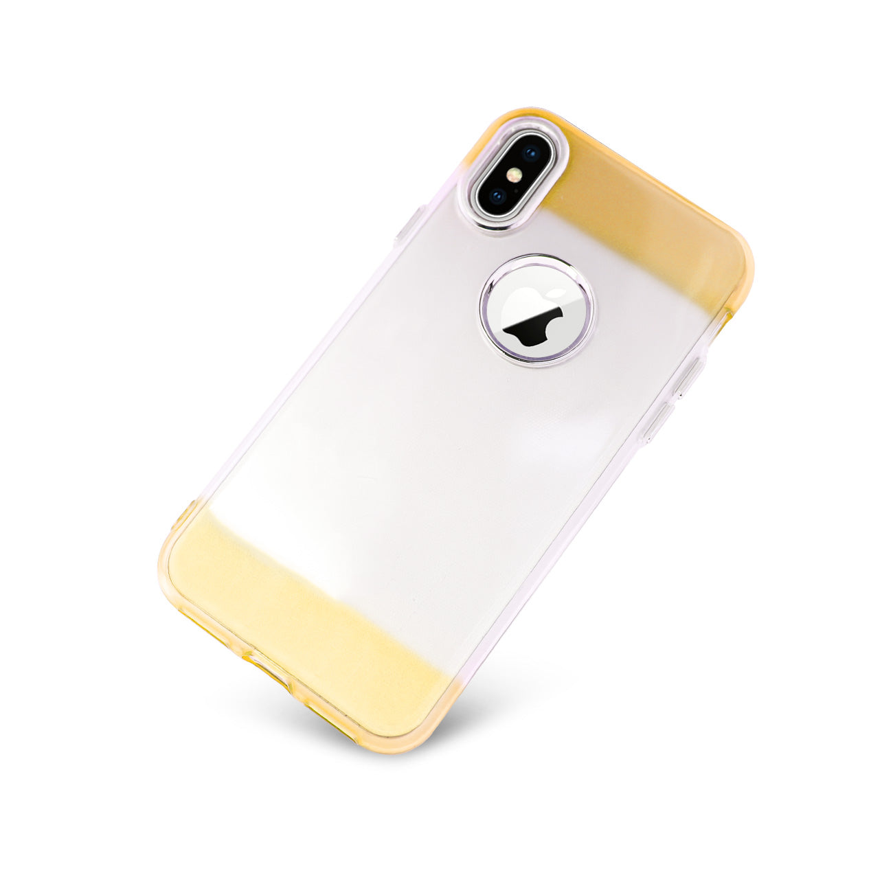 Colorful Protective Flexible Soft TPU Bumper Cover for Apple iPhone X 5.8 inch In Gold