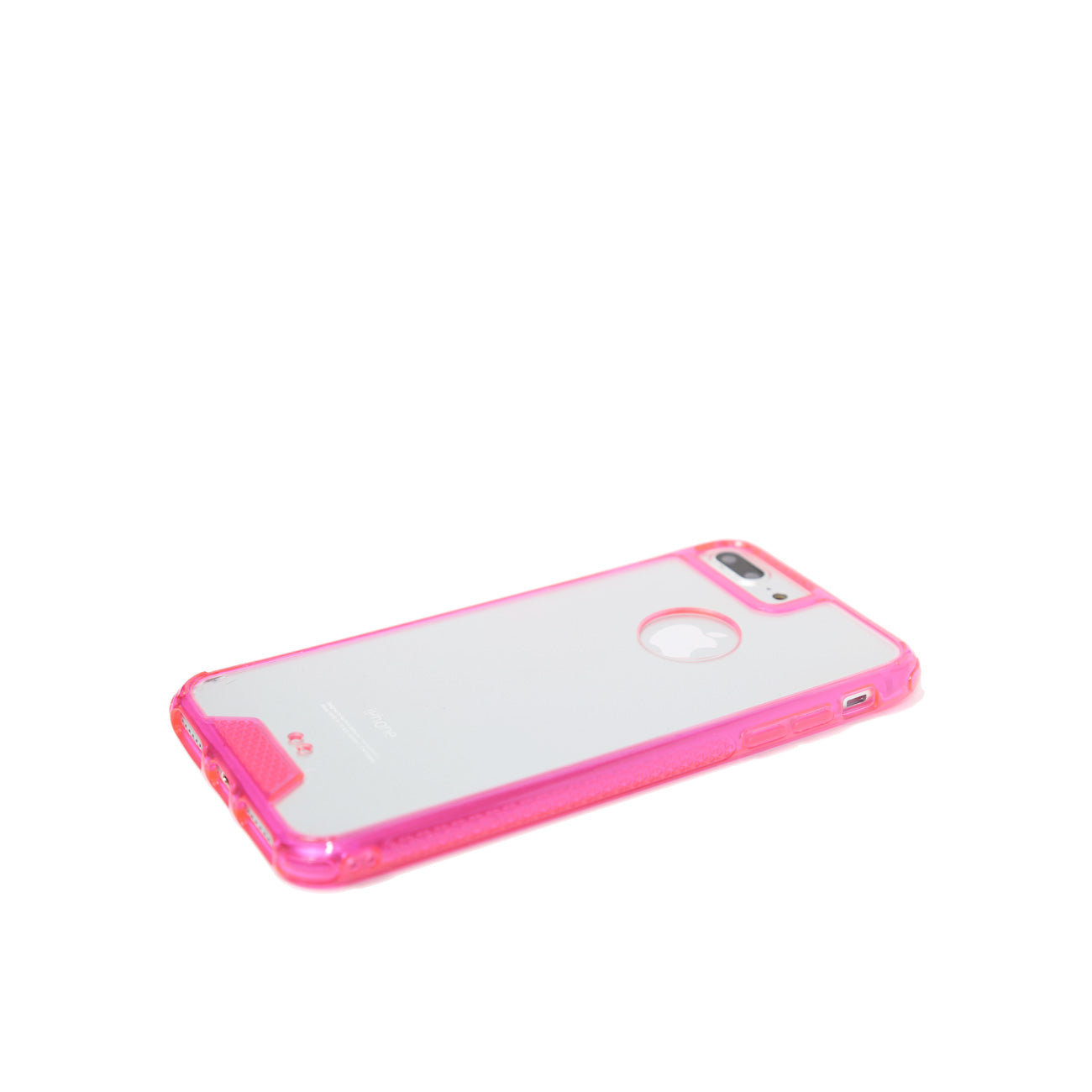 Back Cover Bumper TPU Slim iPhone 7/ 8/ SE2 Clear Hot Pink Color