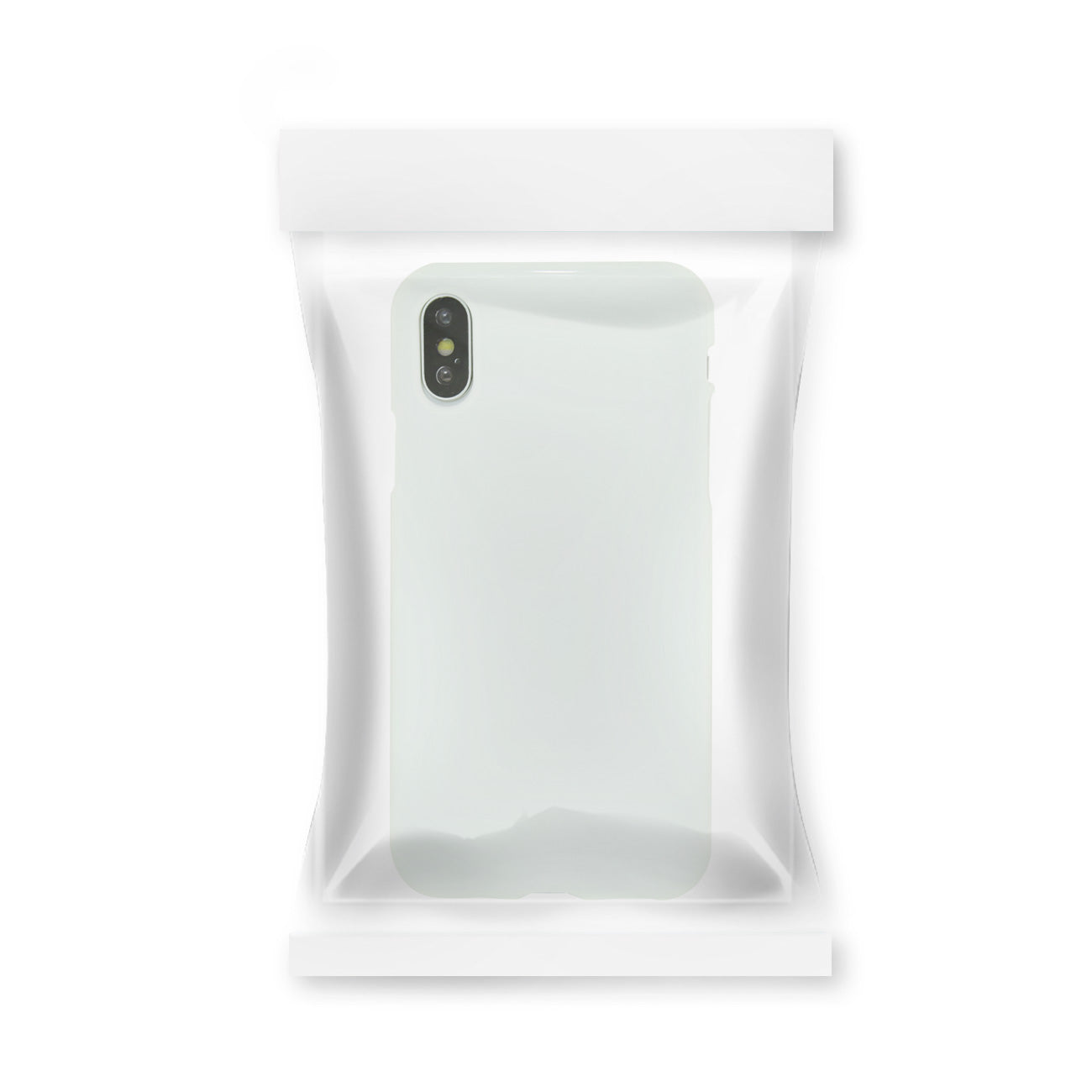 iPhone X Slim Colorful Jelly Case In White