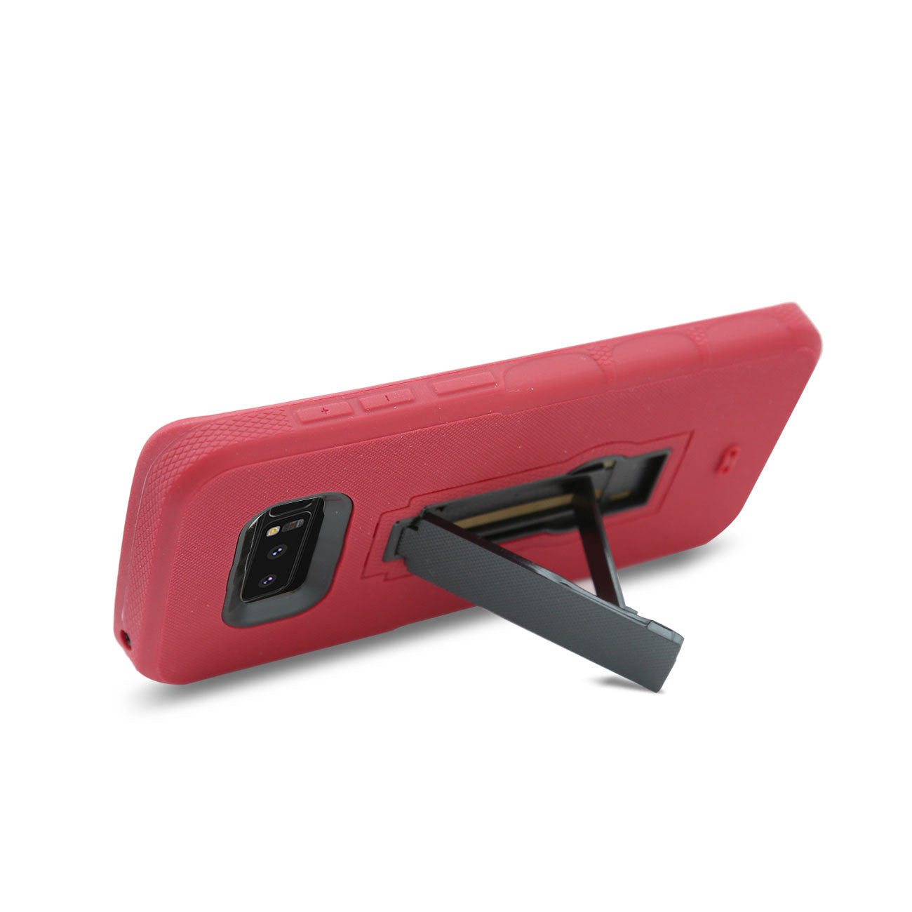 Case Protective Hybrid Dual Layer Kick-Stand Samsung Galaxy Note 8 Red Color