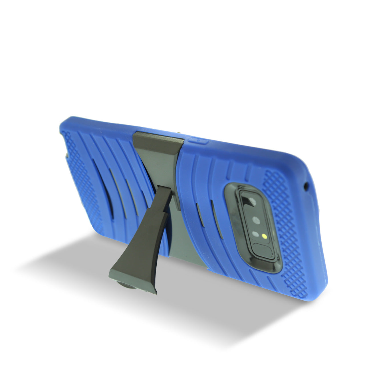 Case Protective Hybrid Dual Layer Kick-Stand Samsung Galaxy Note 8 Blue Color