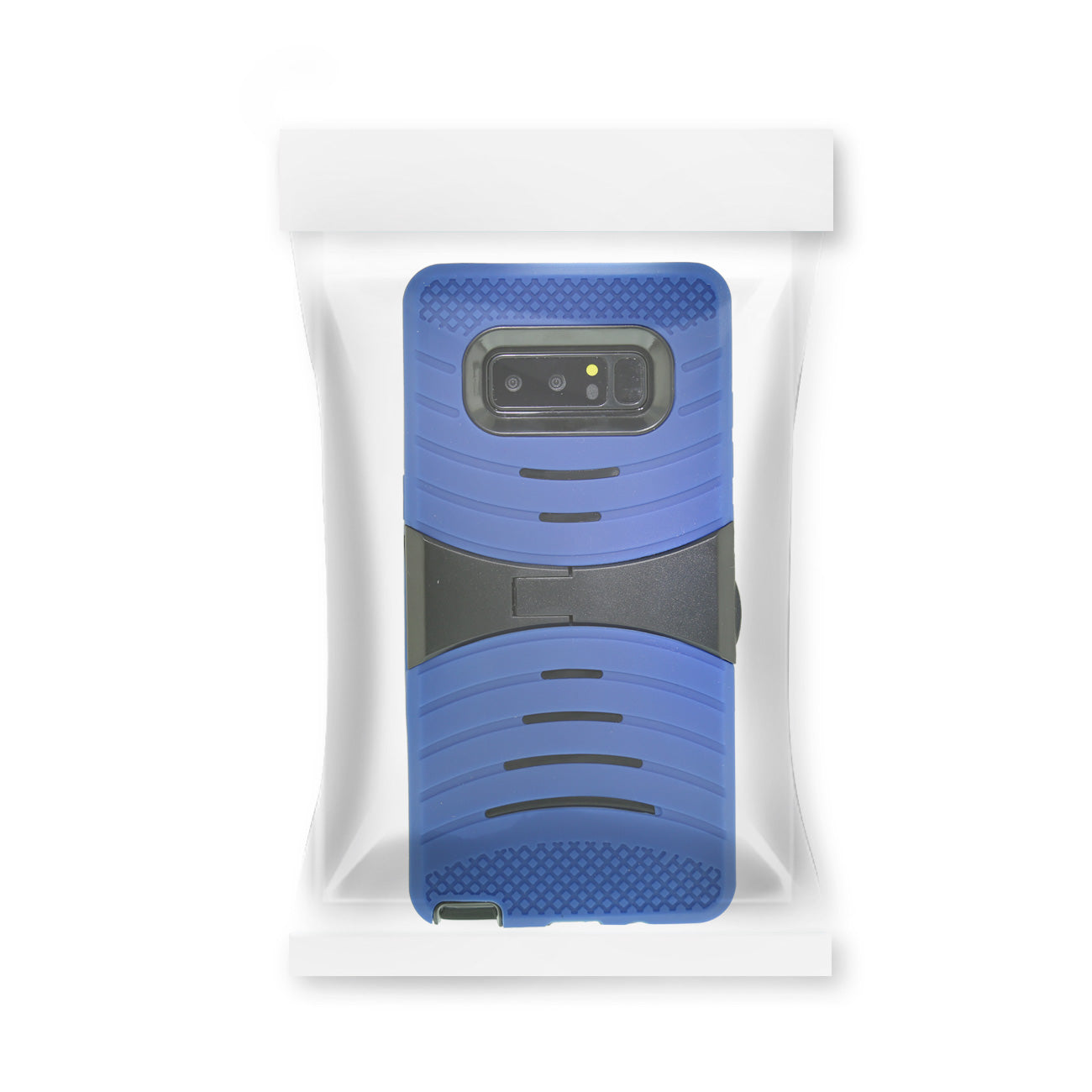 Case Protective Hybrid Dual Layer Kick-Stand Samsung Galaxy Note 8 Blue Color