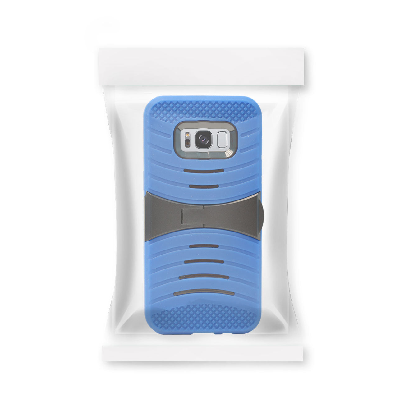 Case Protective Hybrid Dual Layer Kick-Stand Samsung Galaxy S8 EDGE/ S8 Plus Blue Color