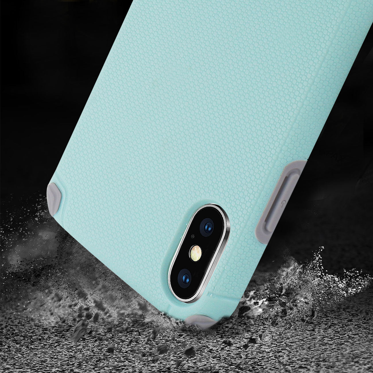 iPhone X Dual Layer Colorful Shockproof Case