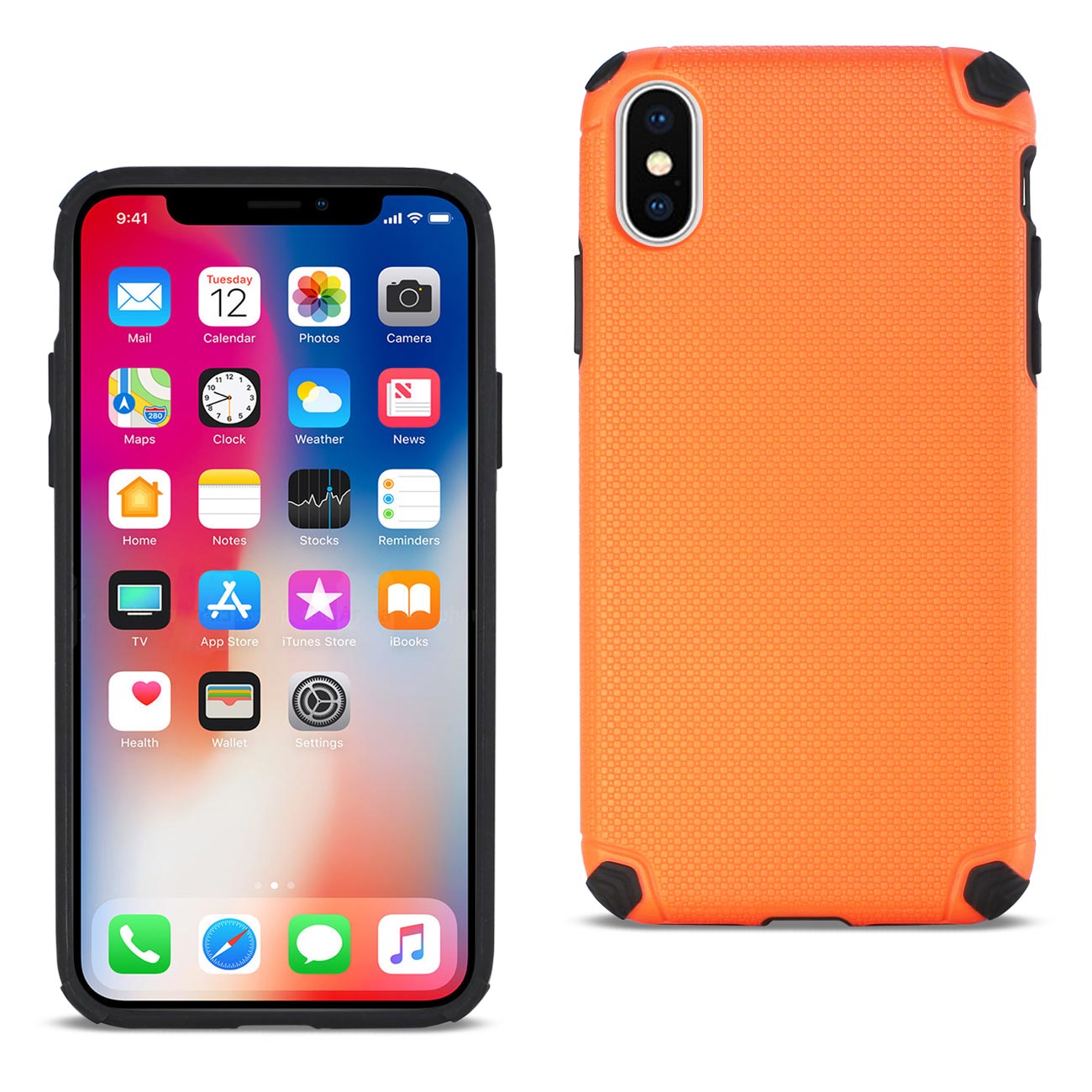 iPhone X Dual Layer Colorful Shockproof Case