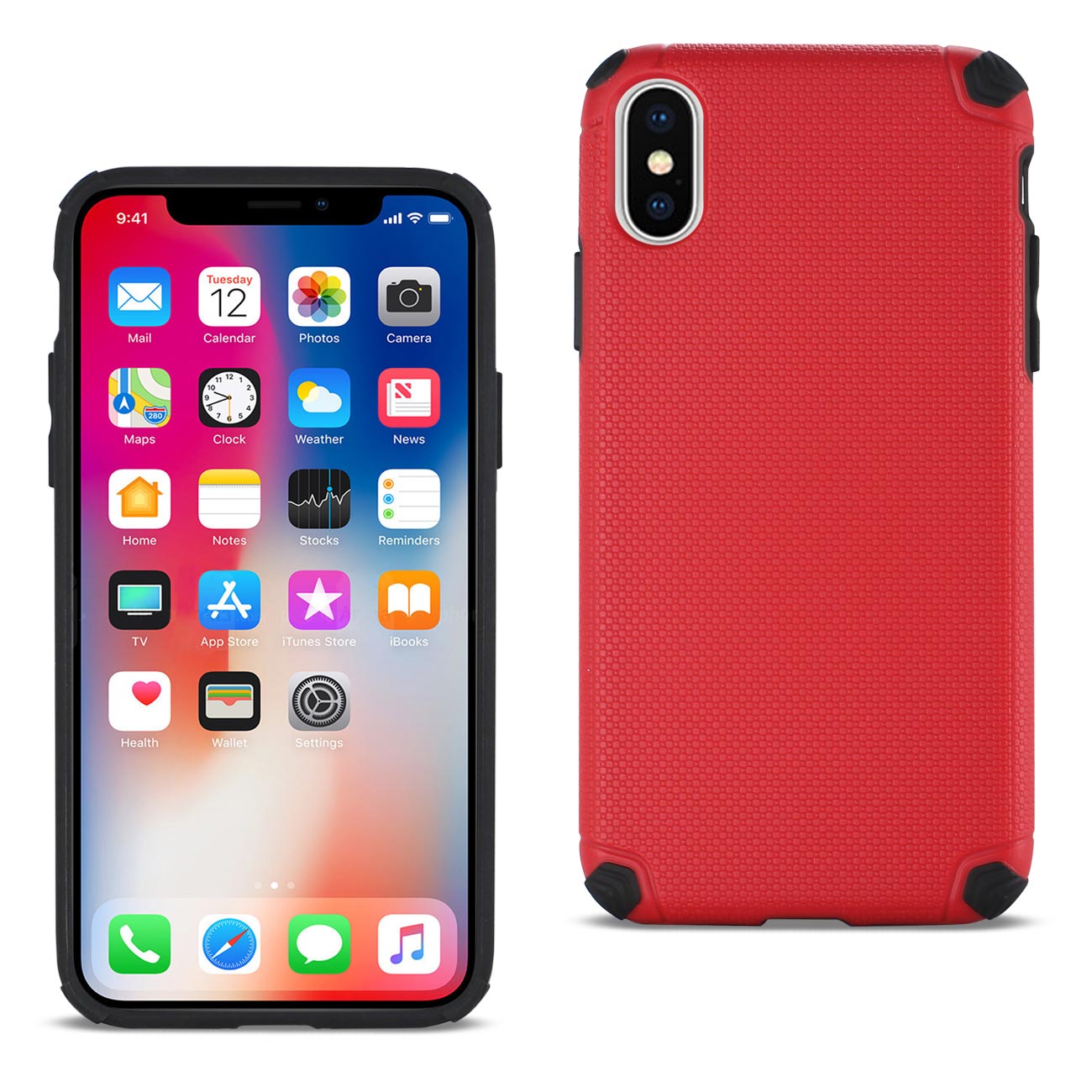iPhone X Dual Layer Colorful Shockproof Case