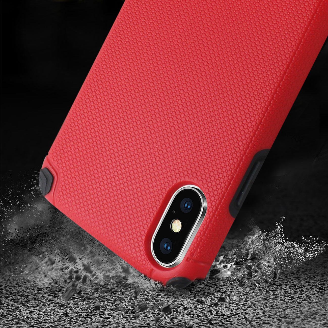 iPhone X Dual Layer Colorful Shockproof Case