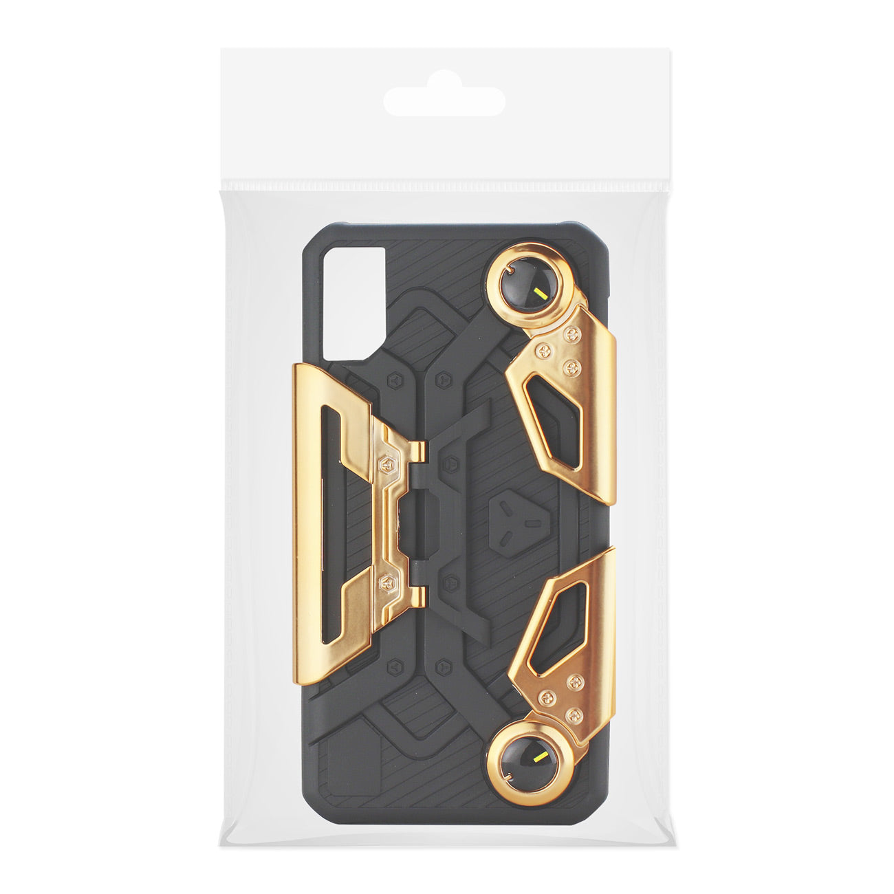 Phone Case Crab Smart With Foldable Joystick And Holder iPhone X Gold Color