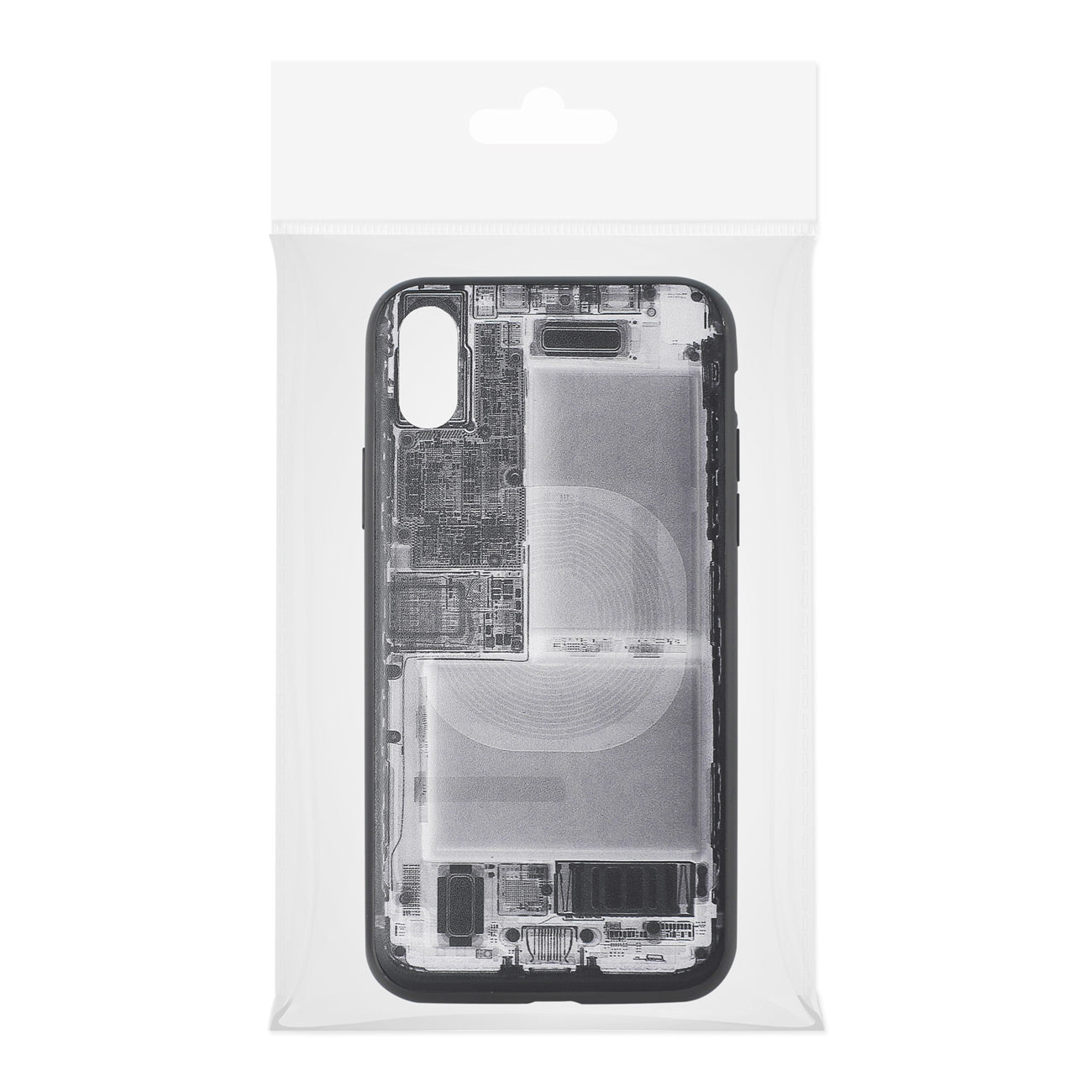 Case TPU Unibody X-Ray 3D Design iPhone X