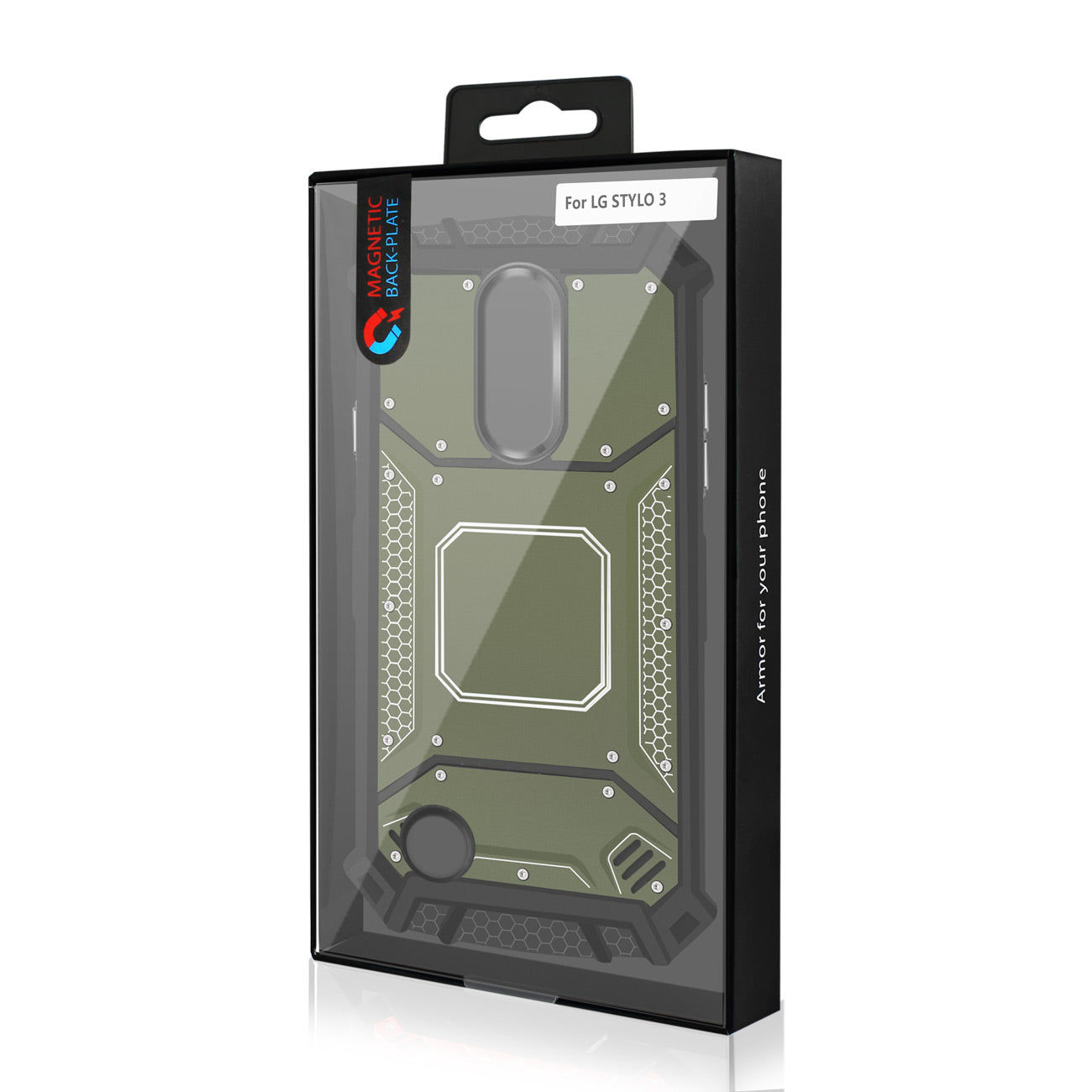 LG ARISTO 3 Metallic Front Cover Case In Gray