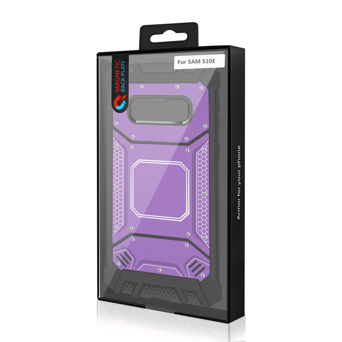 Case Front Cover Metallic Samsung S10 Lite Purple Color