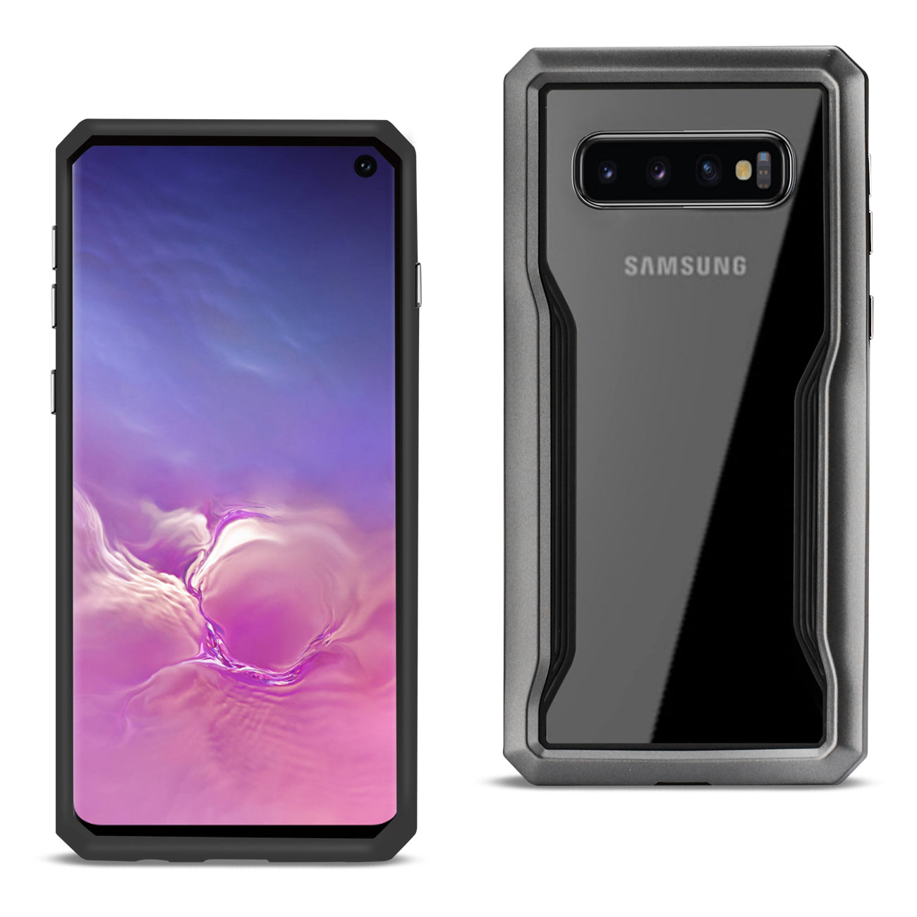 Cover Protective Samsung Galaxy S10 Gray Color.
