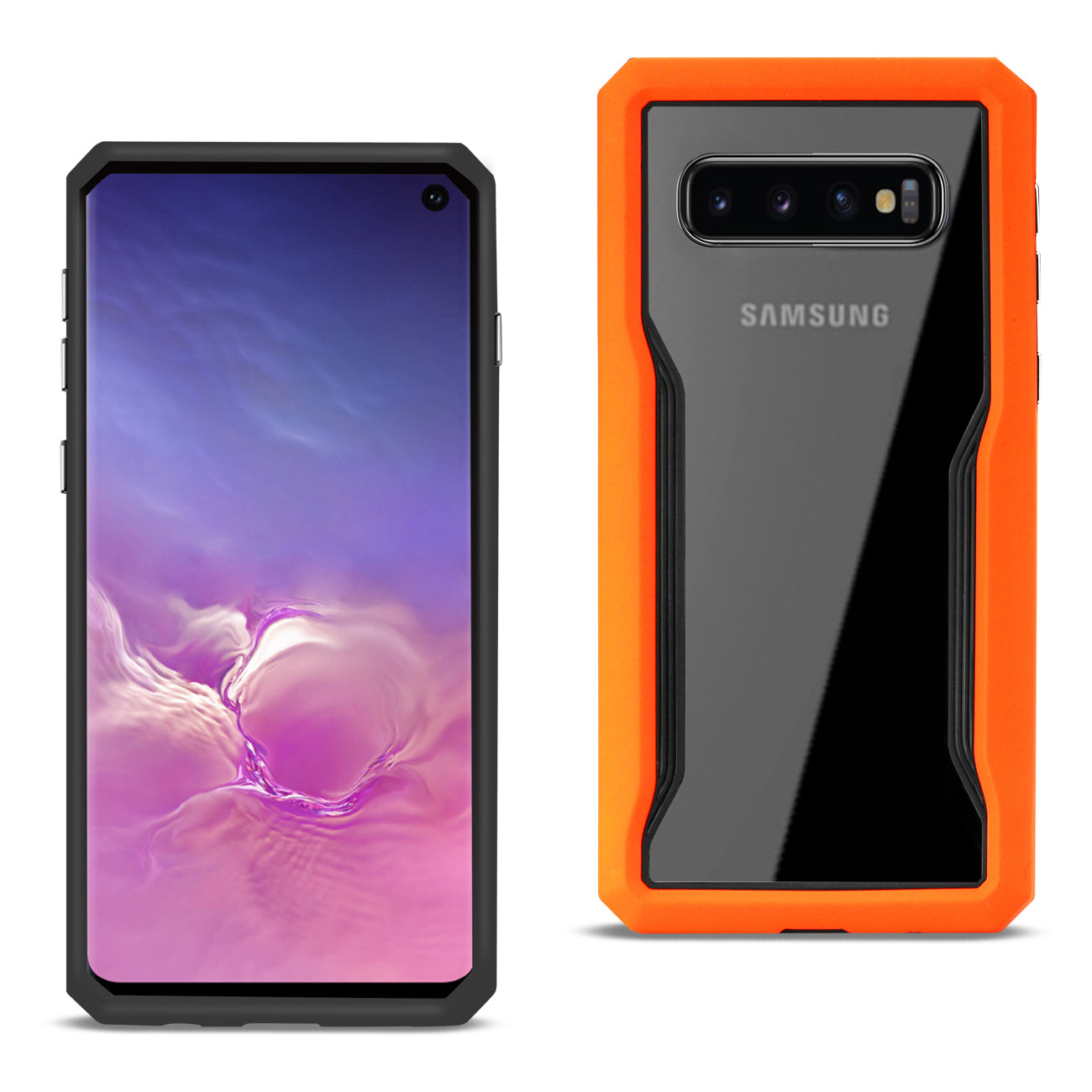 Cover Protective Samsung Galaxy S10 Orange Color