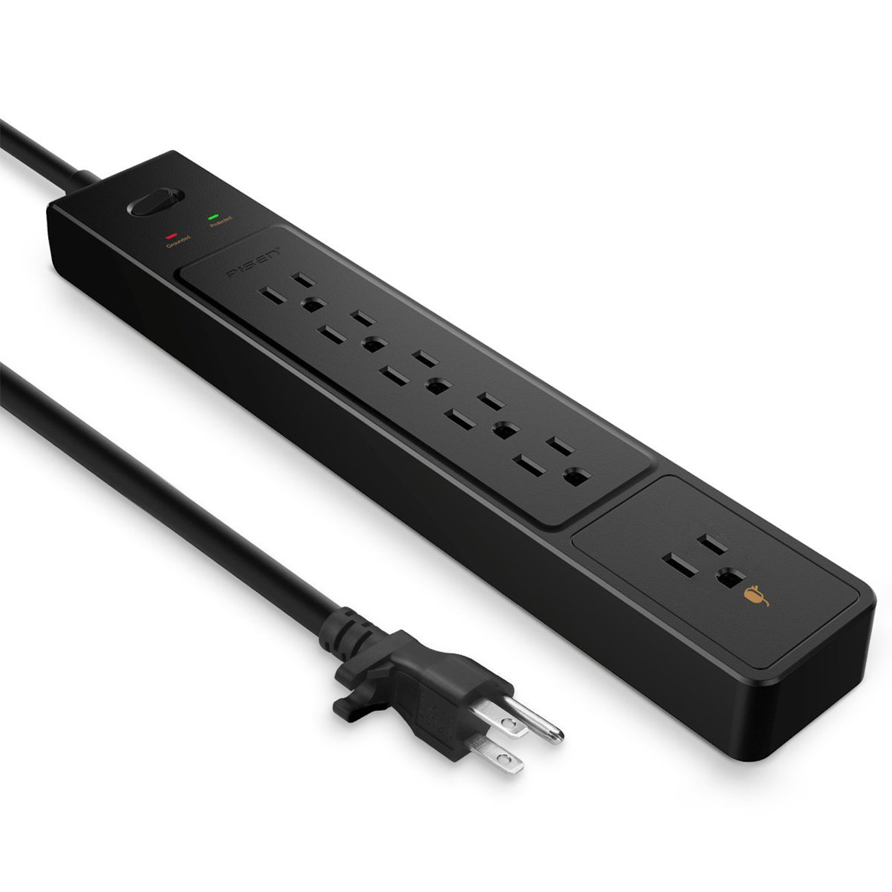 Power Stripe Surge Protector 5 Outlets, 3 USB 503-US