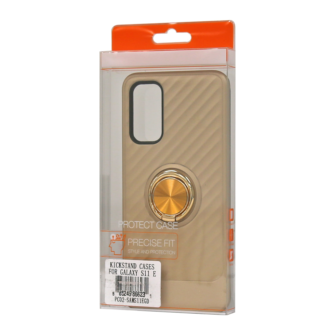 Case With Ring Holder Samsung Galaxy S20 Gold Color