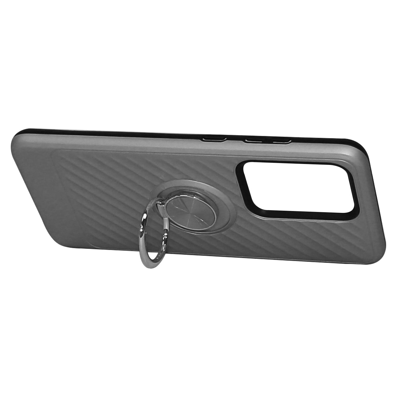 Case With Ring Holder Samsung Galaxy S20 Ultra Silver Color