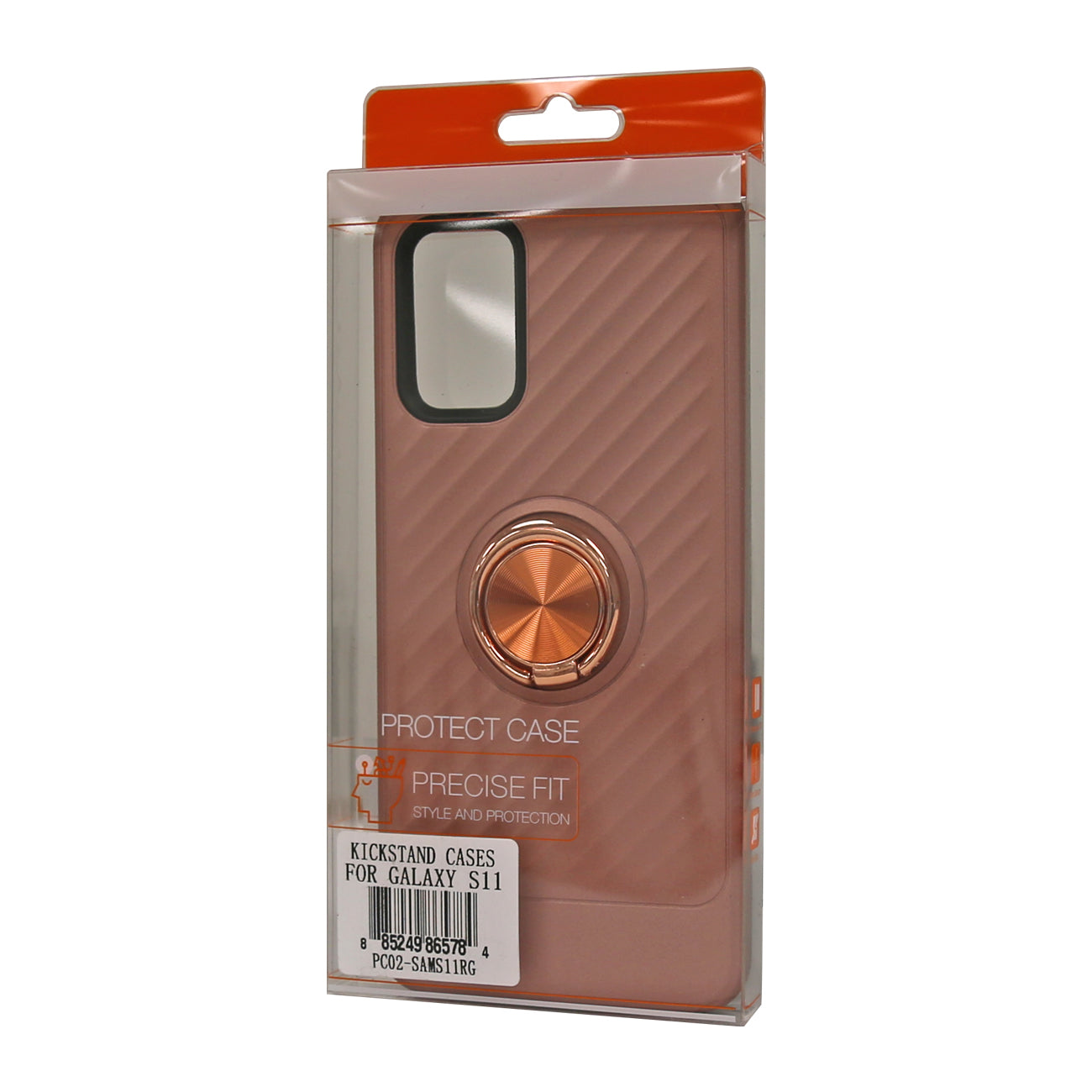SAMSUNG GALAXY S20 Plus Case with Ring Holder In Rose Gold