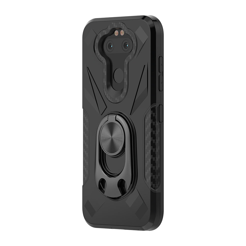 Phone Case with Ring Holder LG ARISTO 5 Black Color