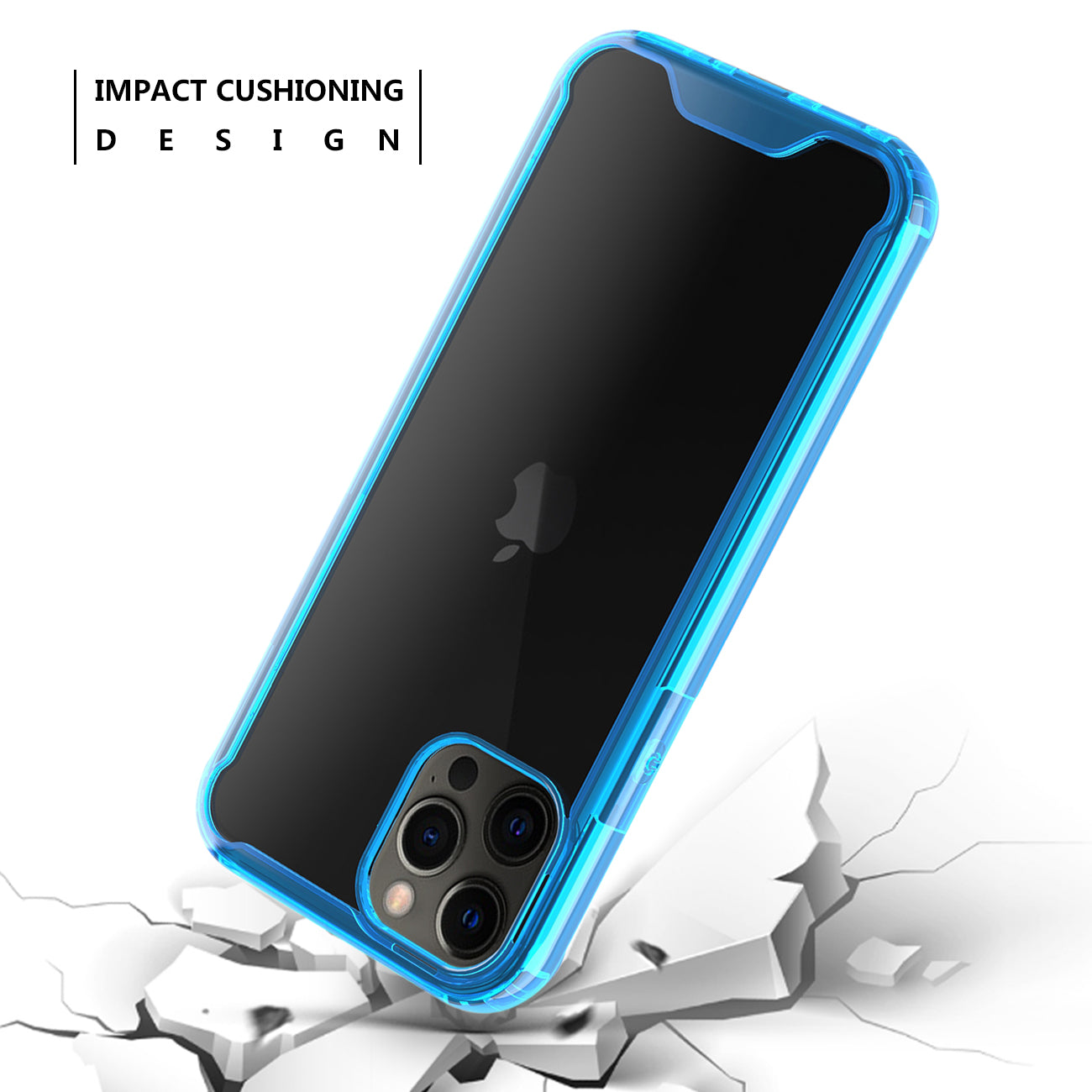 Case Bumper iPhone 12 Pro Max Blue Color
