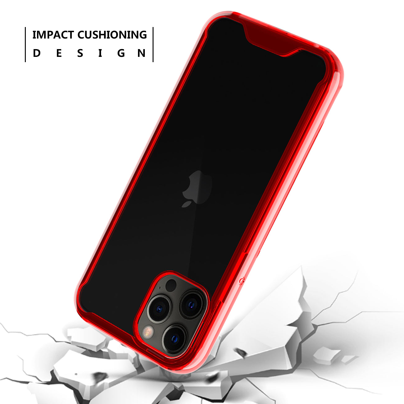 Case Bumper iPhone 12/ iPhone 12 Pro Red Color