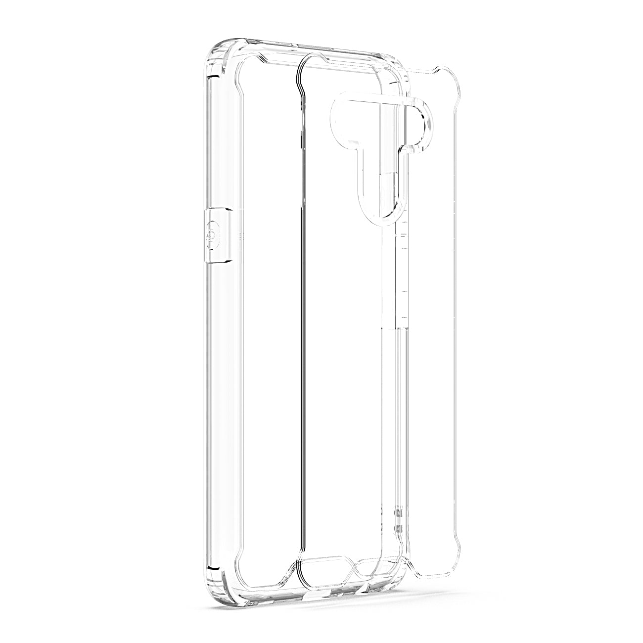 Case Bumper PC And TPU High Quality LG K51 Clear