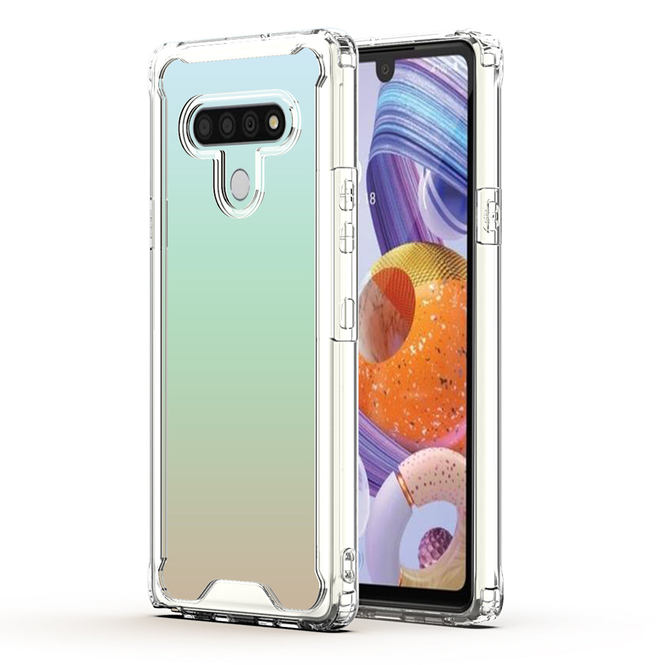 Case Bumper TPU And PC High Quality LG Stylo 6 Clear