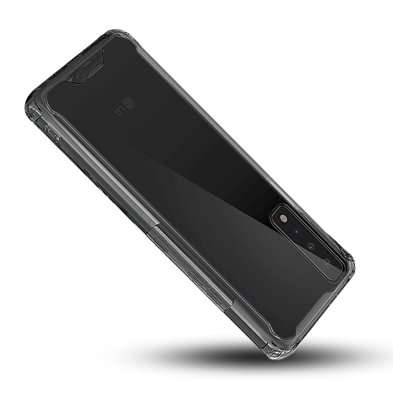 Case Bumper PC and TPU Clean High Quality 2X LG Stylo 7 4G Black