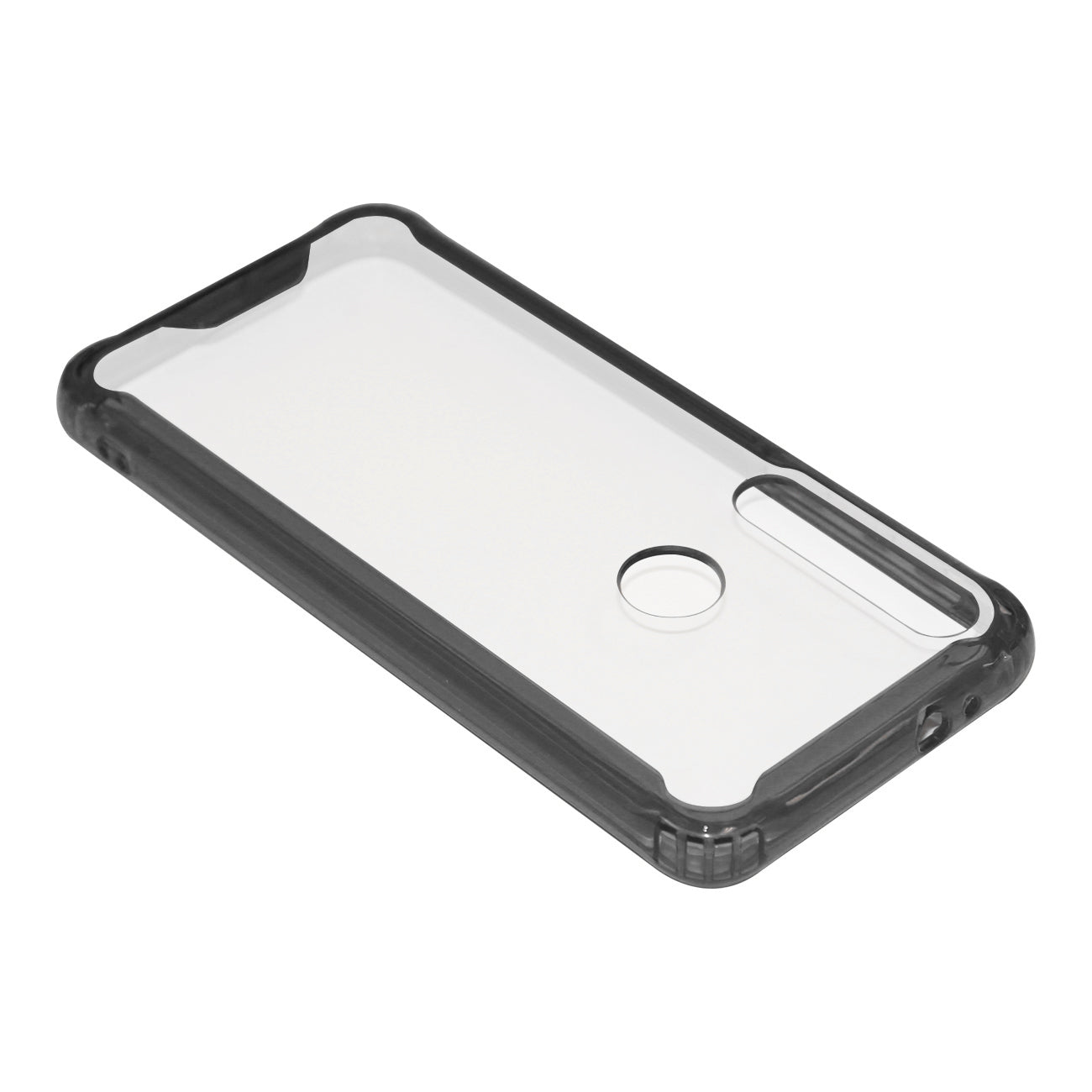 Case Bumper TPU And PC High Quality Motorola G8 Play Clear Black Color
