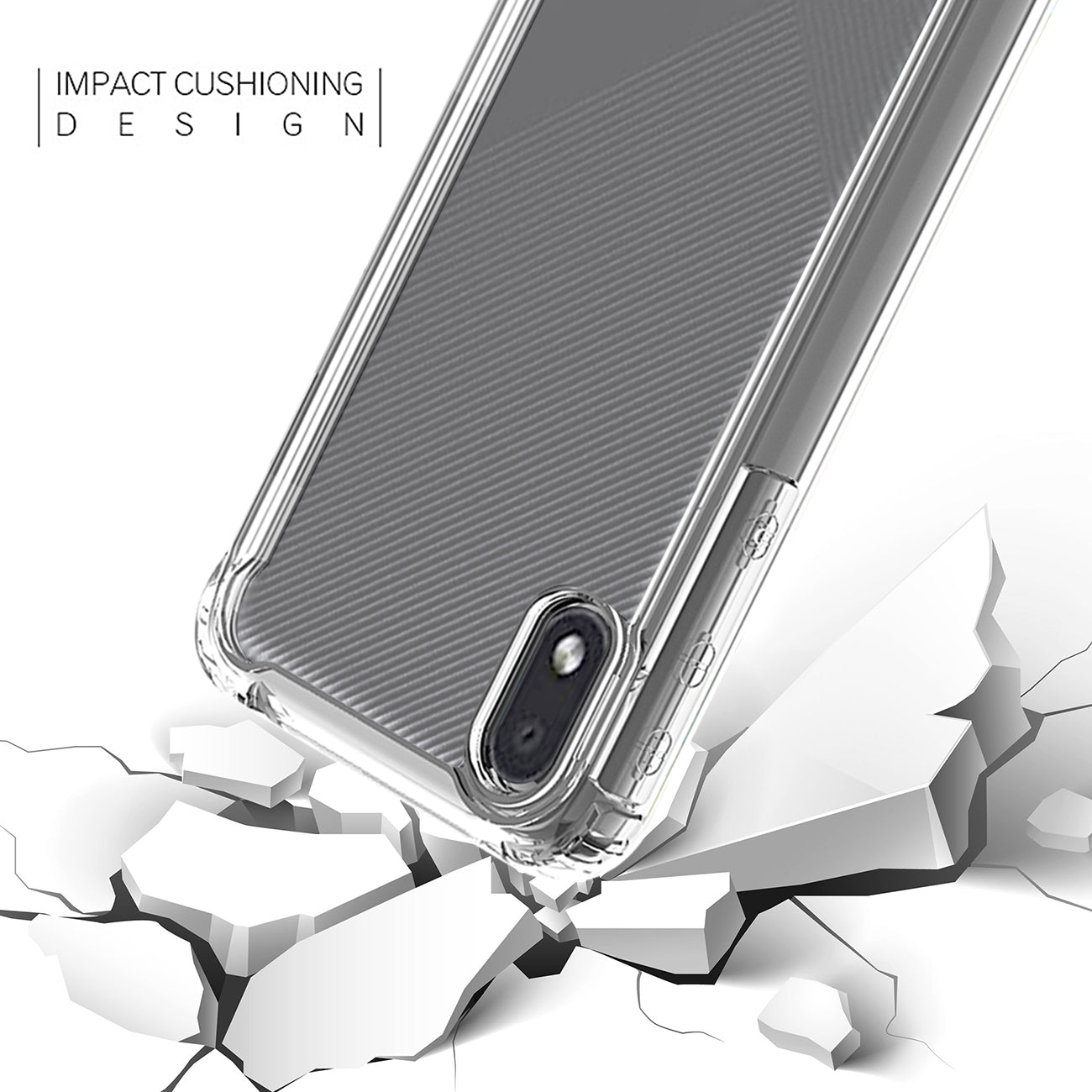 Case Bumper Samsung Galaxy A01 Core Black Color