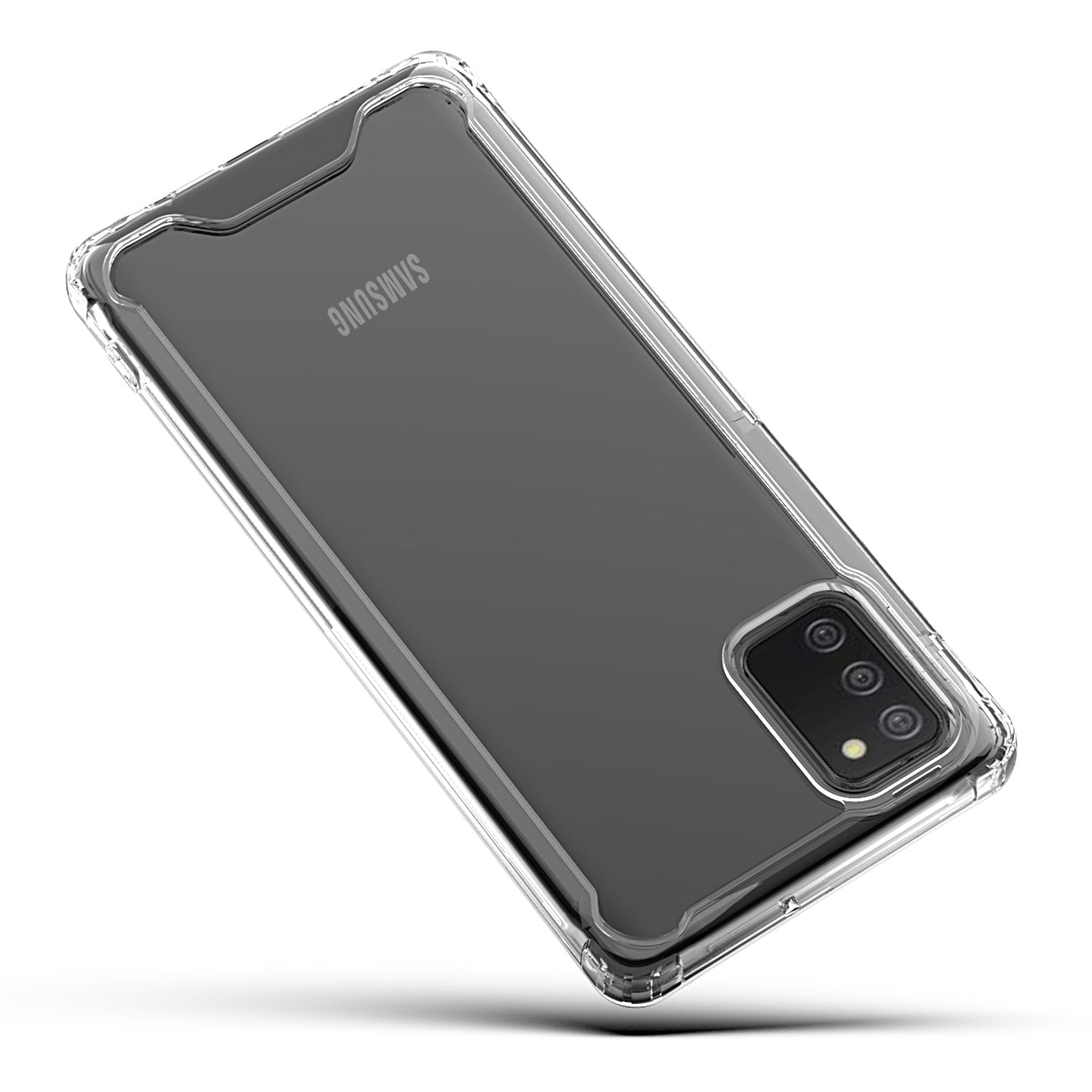 Case Bumper PC And TPU High Quality 2X Clean For Samsung Galaxy A02S Clear