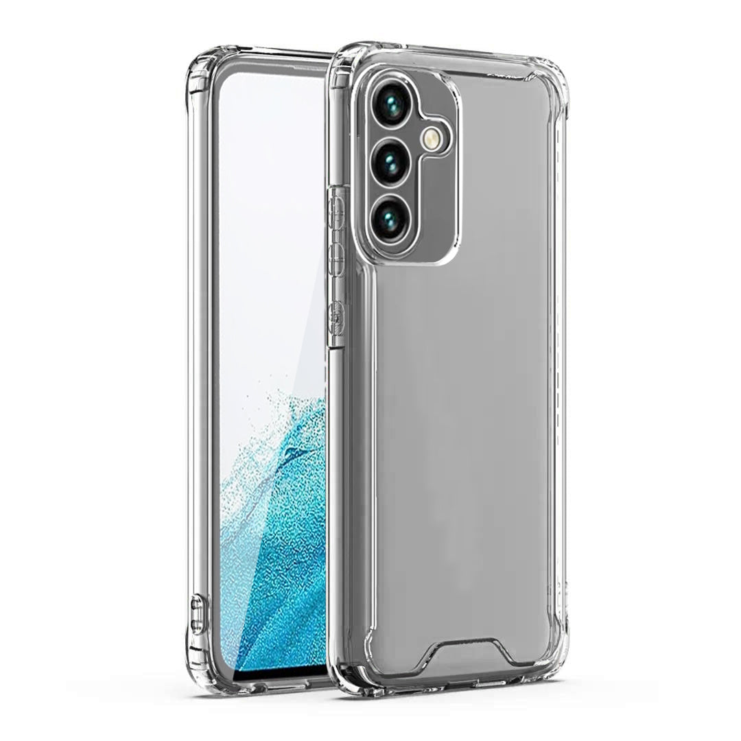 High Quality 2X Clean PC and TPU Bumper Case In Clear For Samsung Galaxy A54 5G