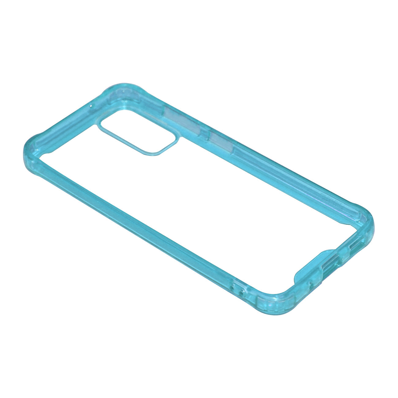 Reiko Samsung S20 High quality Tpu Bumper and Clarity PC Case In Blue