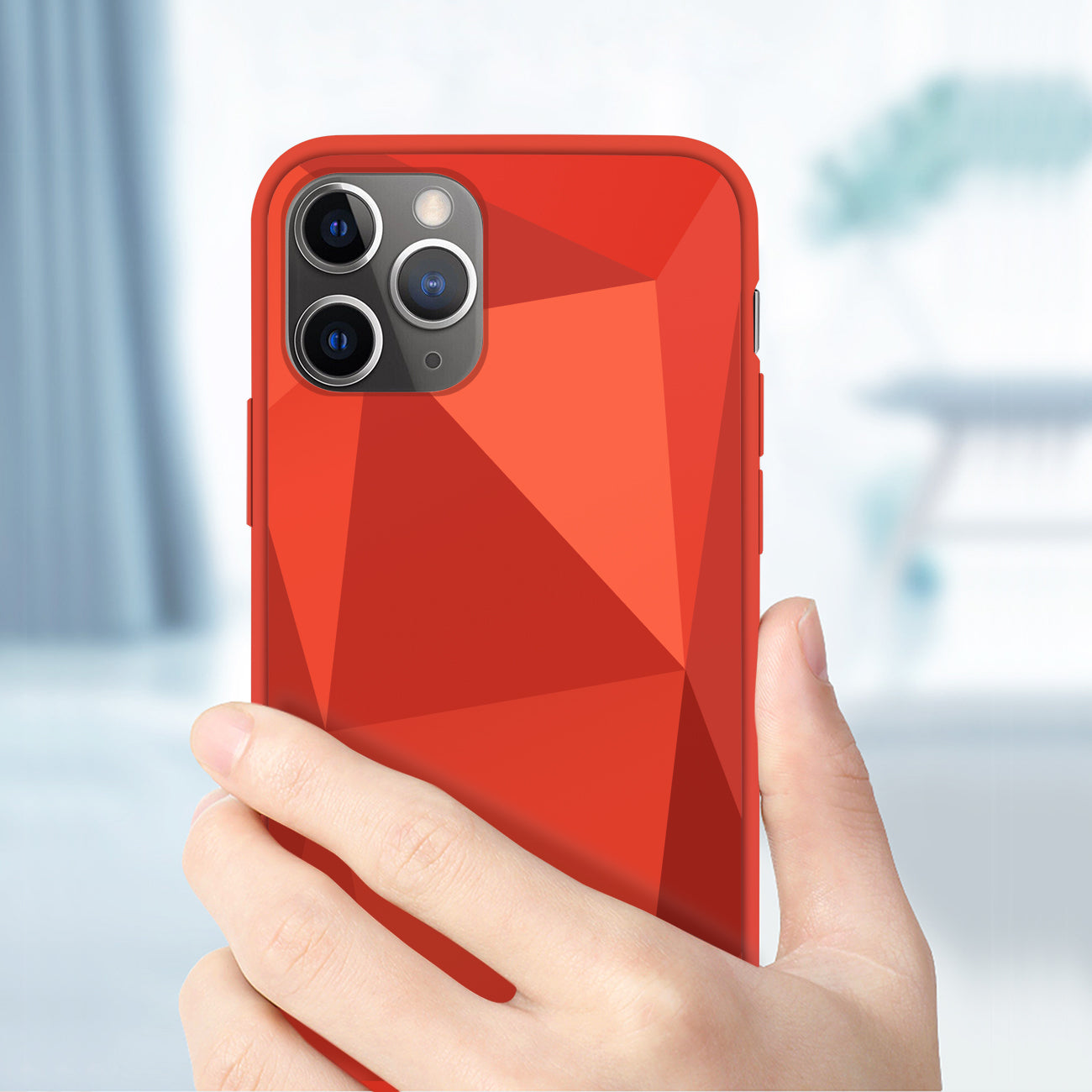 Cases Apple Diamond Apple iPhone 11 Pro Max Red Color