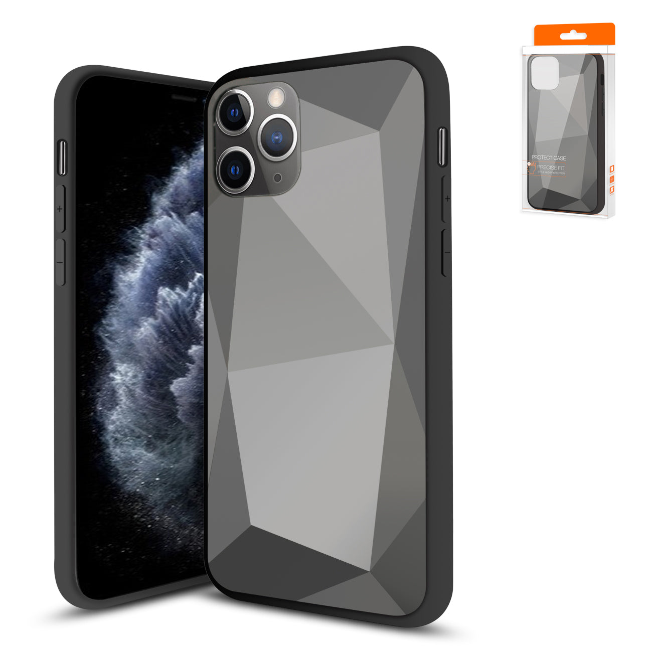 Cases Apple Diamond Apple iPhone 11 Pro Black Color
