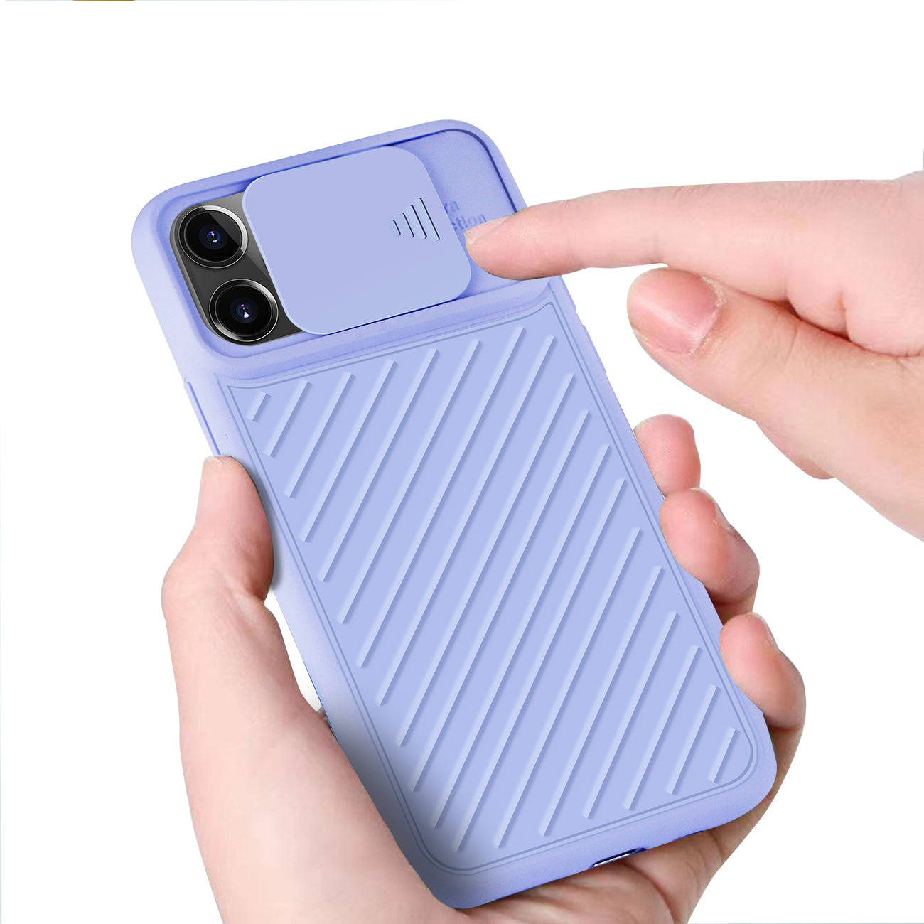 Camshield Series Case With Slide Camera CoverTpu Case For APPLE IPHONE 11 PRO MAX In Purple
