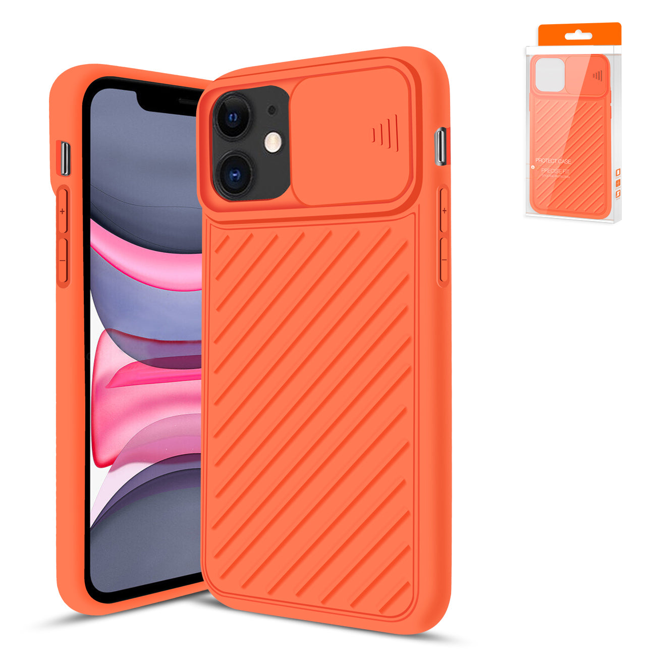 Reiko CamShield Series Case with Slide Camera Cover Slim Stylish Protective tpu case for IPhone 11