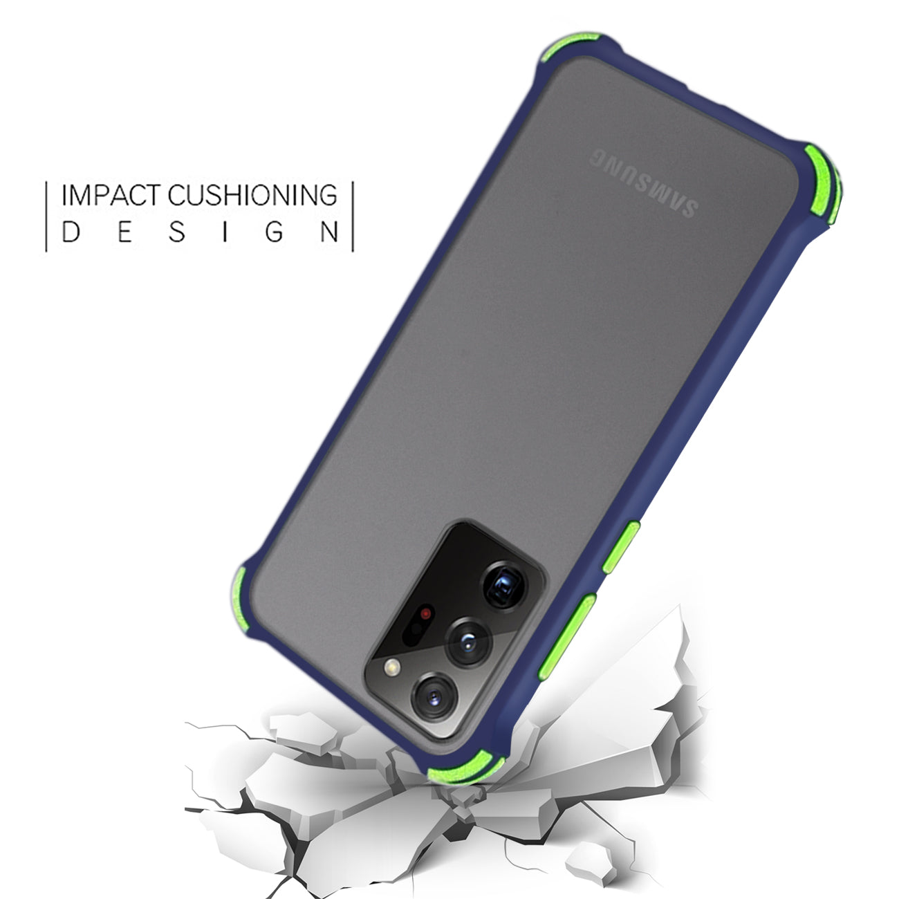 Case Bumper Samsung Galaxy Note 20 Ultra Blue Color