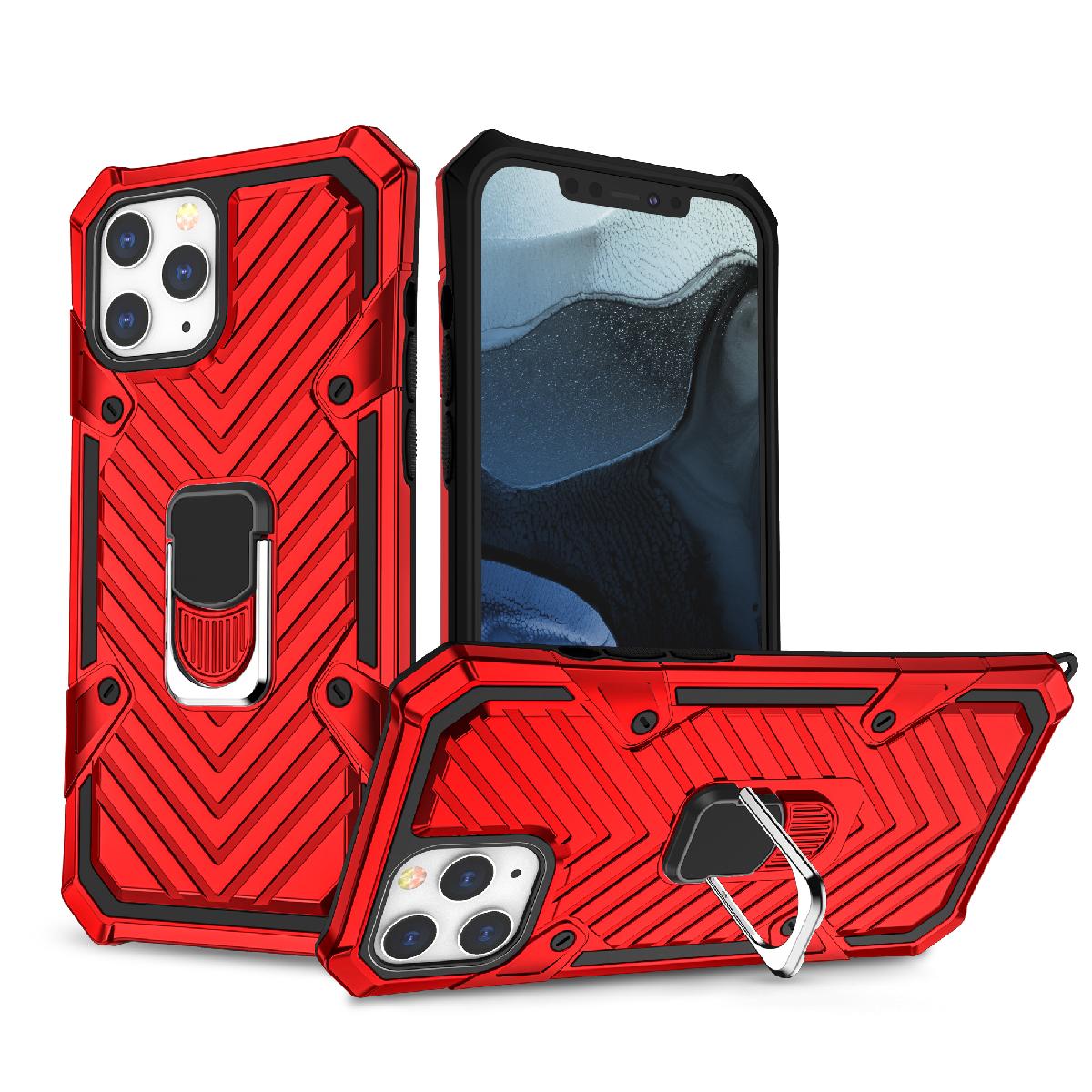 IPHONE 12/ IPHONE 12 PRO Kickstand Anti-Shock And Anti Falling Case In Red