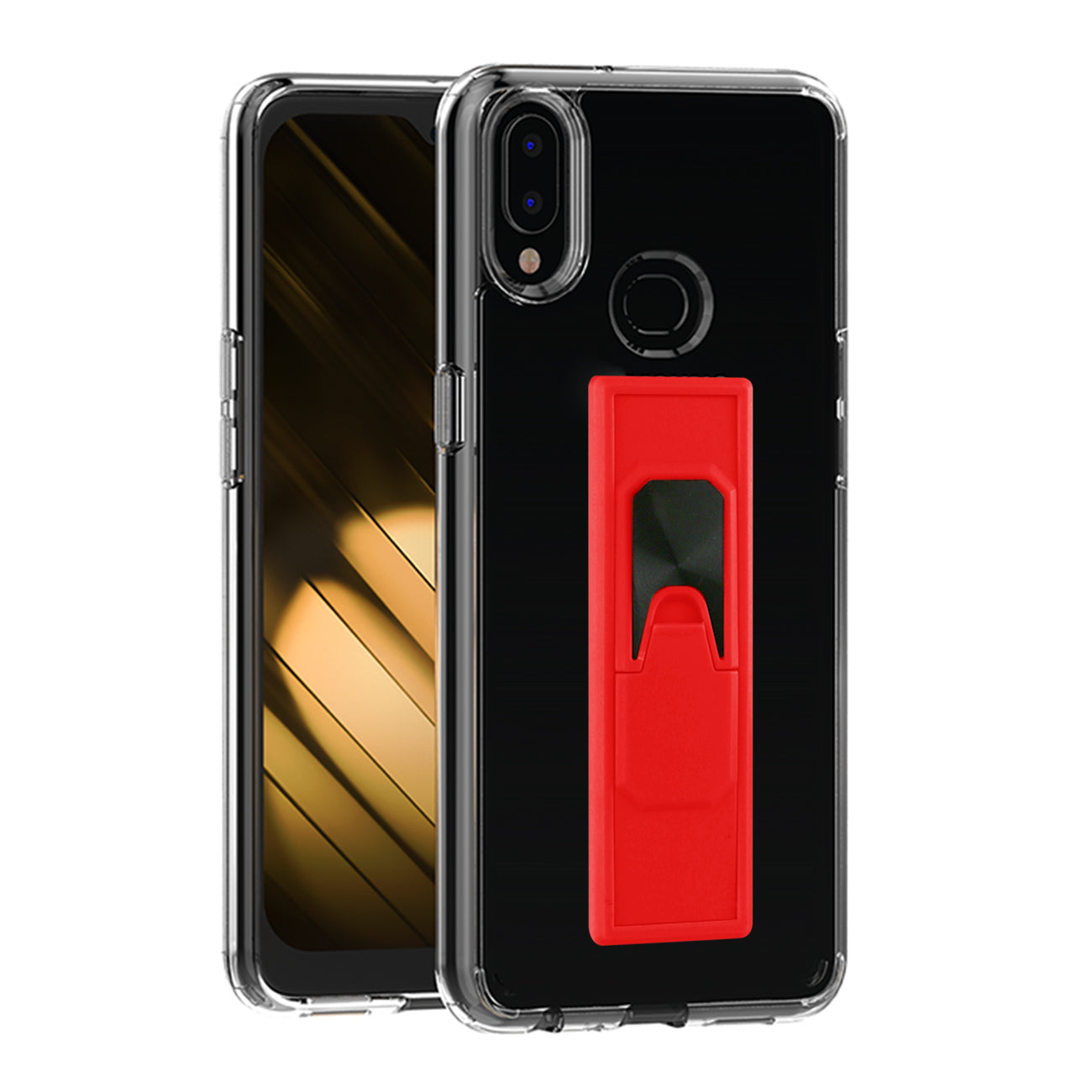 TPU Bumper Shockproof Case With Embedded Coil SAMSUNG GALAXY A10S In Red
