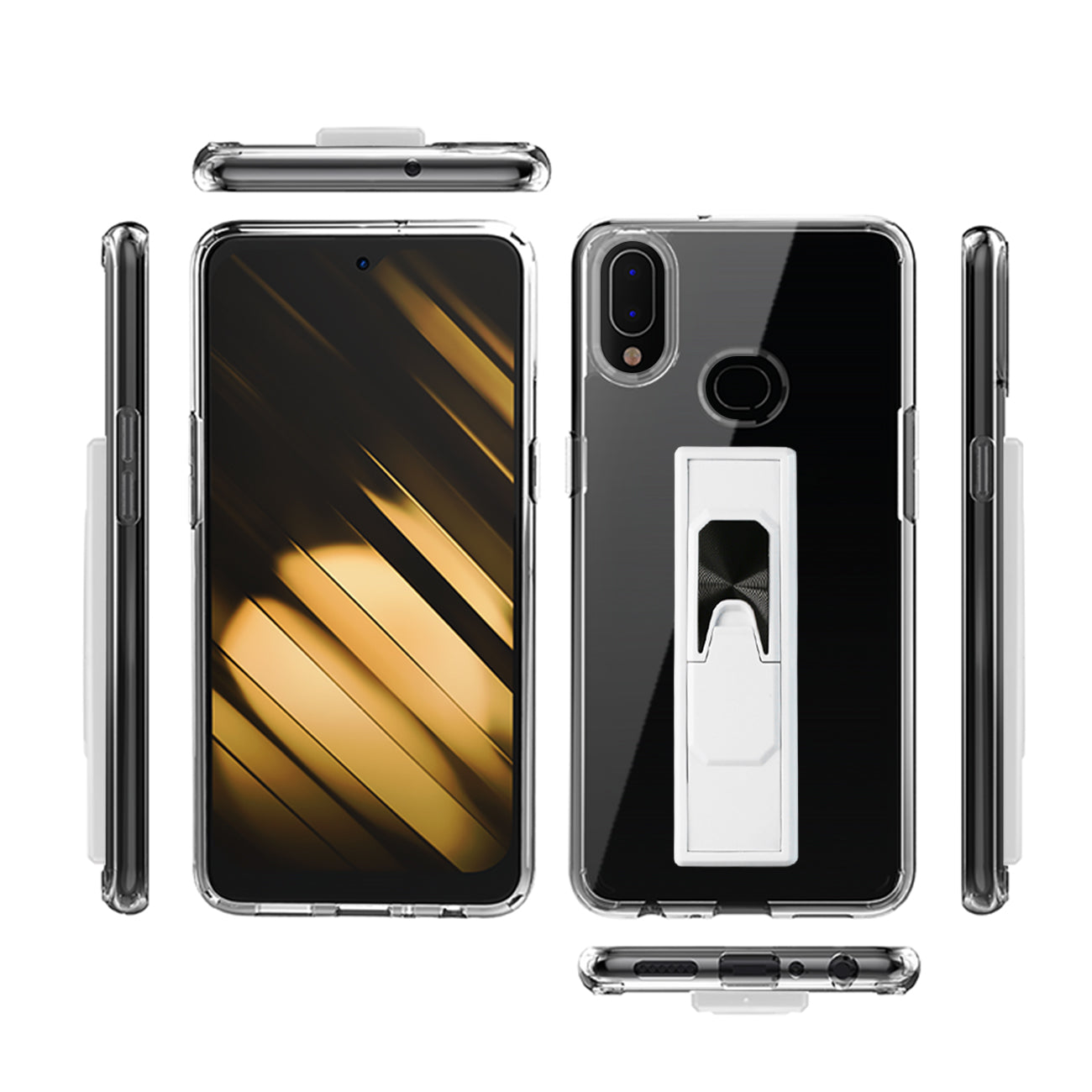 TPU Bumper Shockproof Case With Embedded Coil SAMSUNG GALAXY A10S In Blue