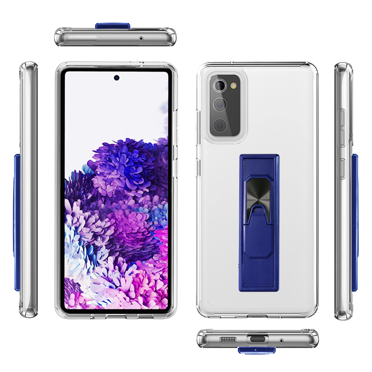 TPU Bumper Shockproof Case With Embedded Coil SAMSUNG GALAXY S20 FAN EDITION In Navy