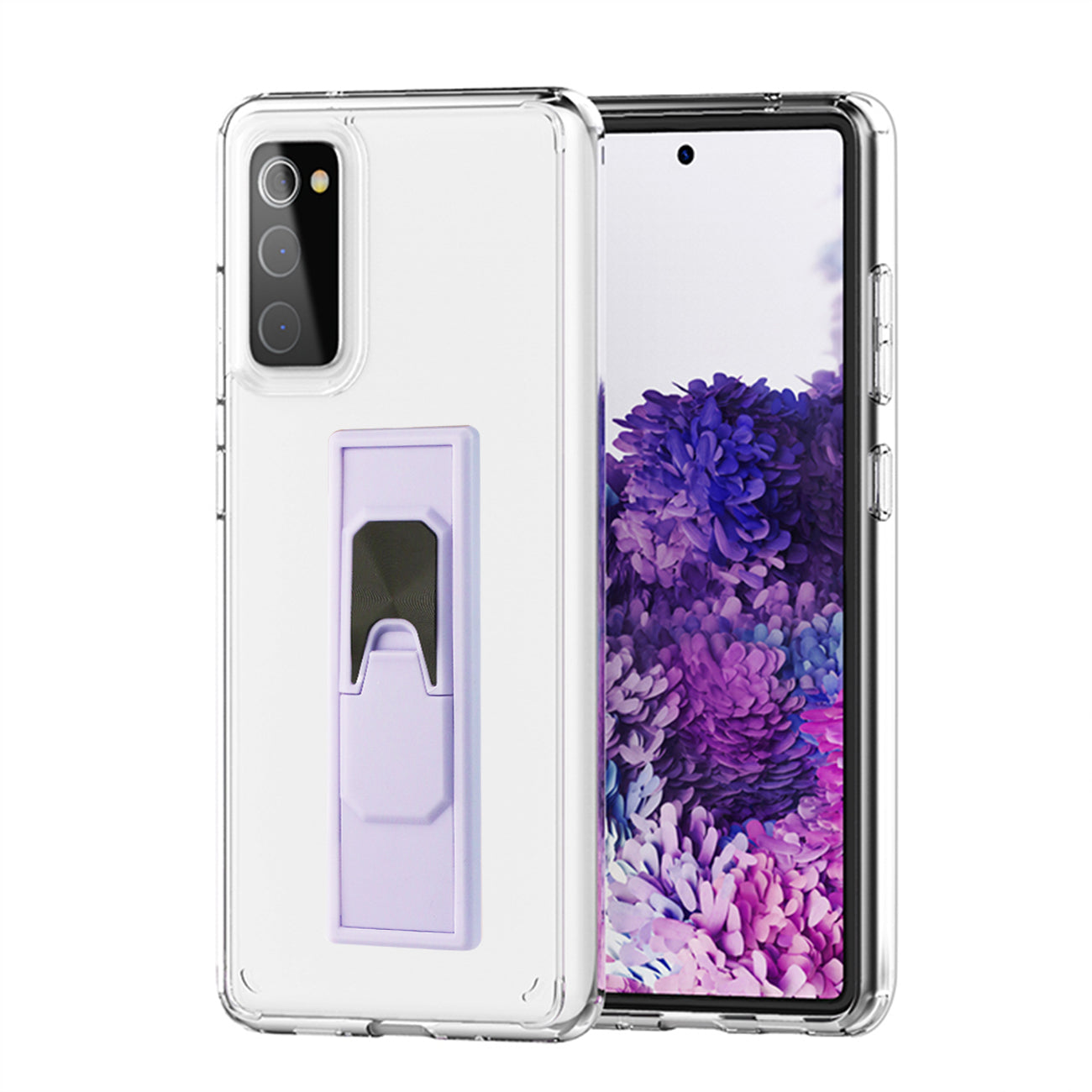 TPU Bumper Shockproof Case With Embedded Coil SAMSUNG GALAXY S20 FAN EDITION In Purple