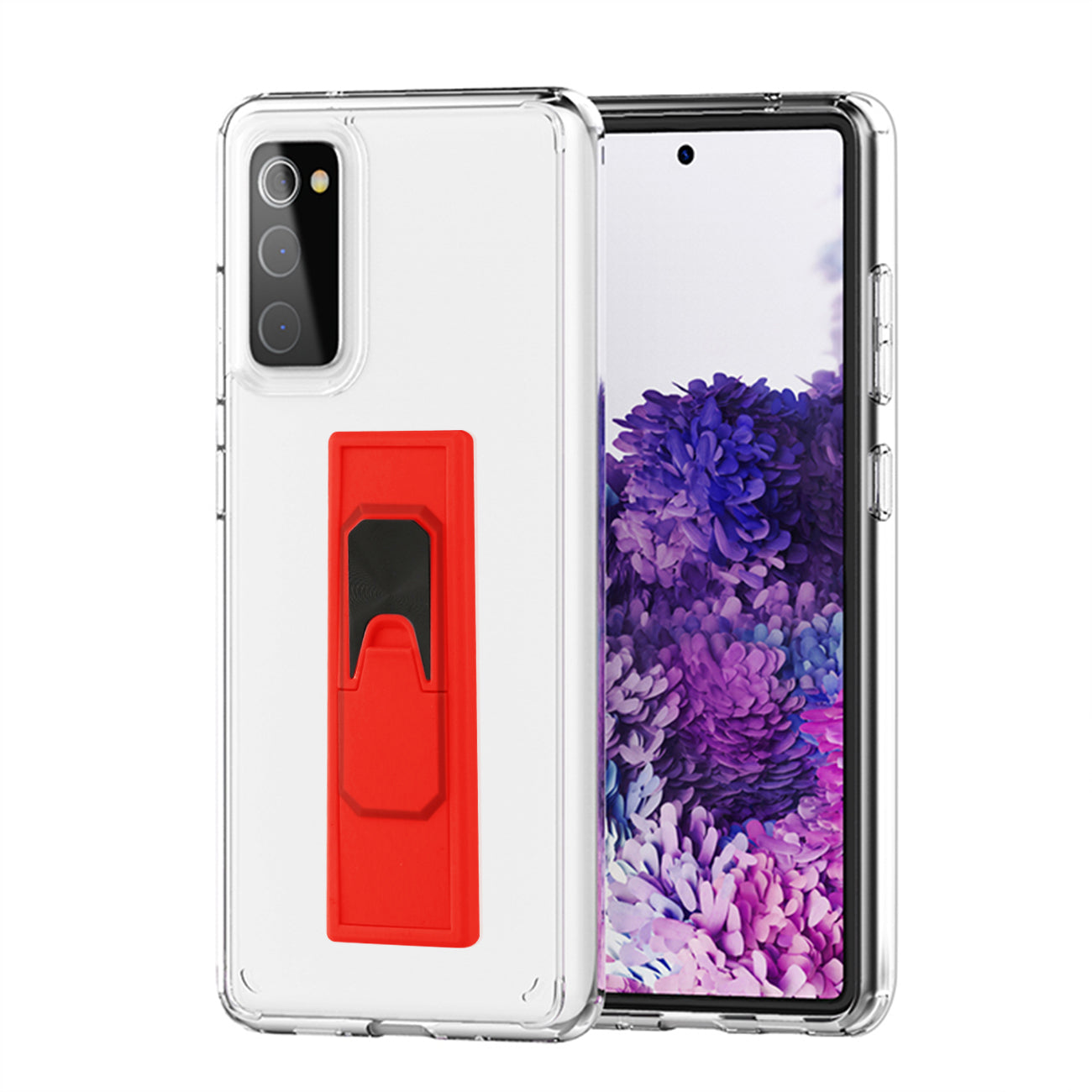 TPU Bumper Shockproof Case With Embedded Coil SAMSUNG GALAXY S20 FAN EDITION In Red