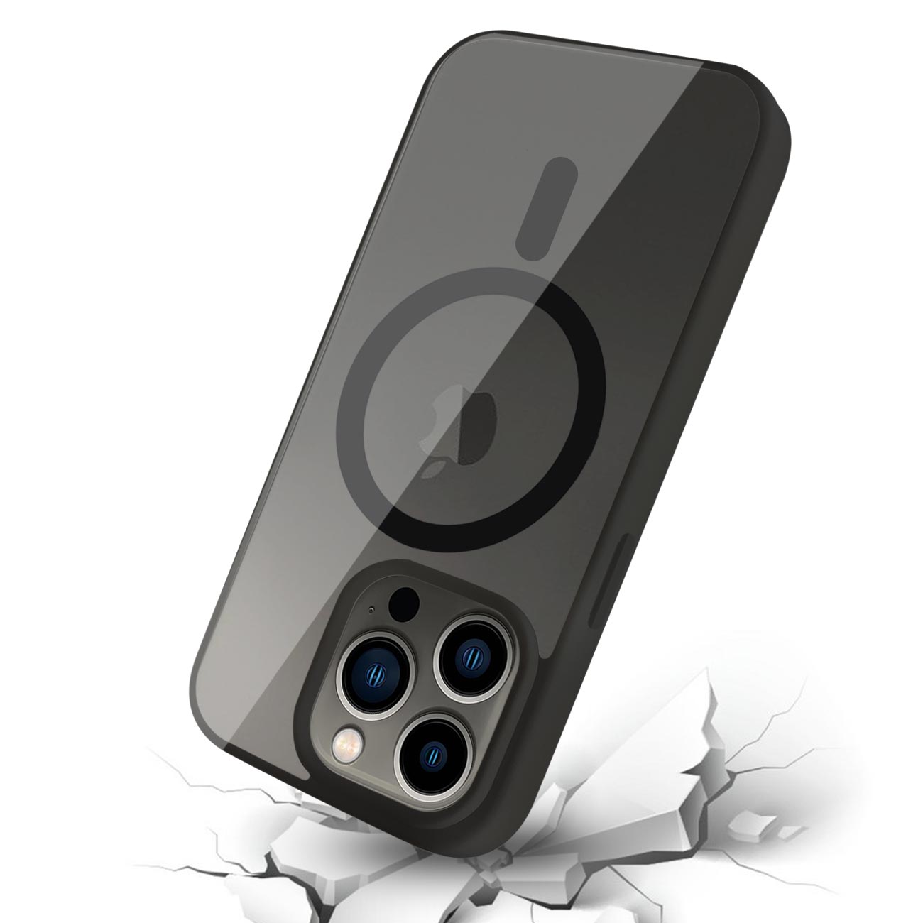 Phone Case Back Cover Magnetic Shell 2 In 1 iPhone 14 Pro Max Transparent