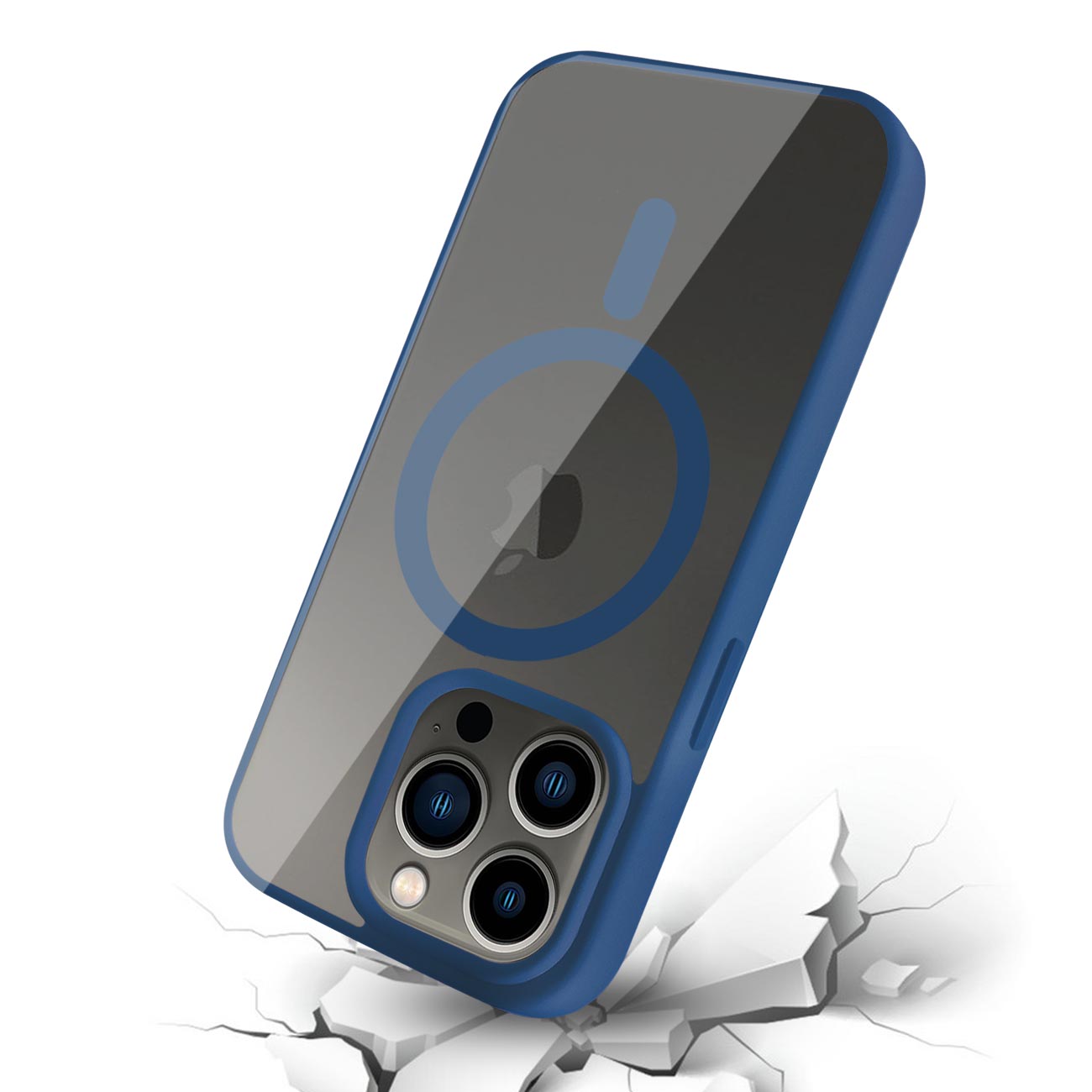 Phone Case Back Cover Magnetic Shell 2 In 1 iPhone 14 Pro Max Transparent