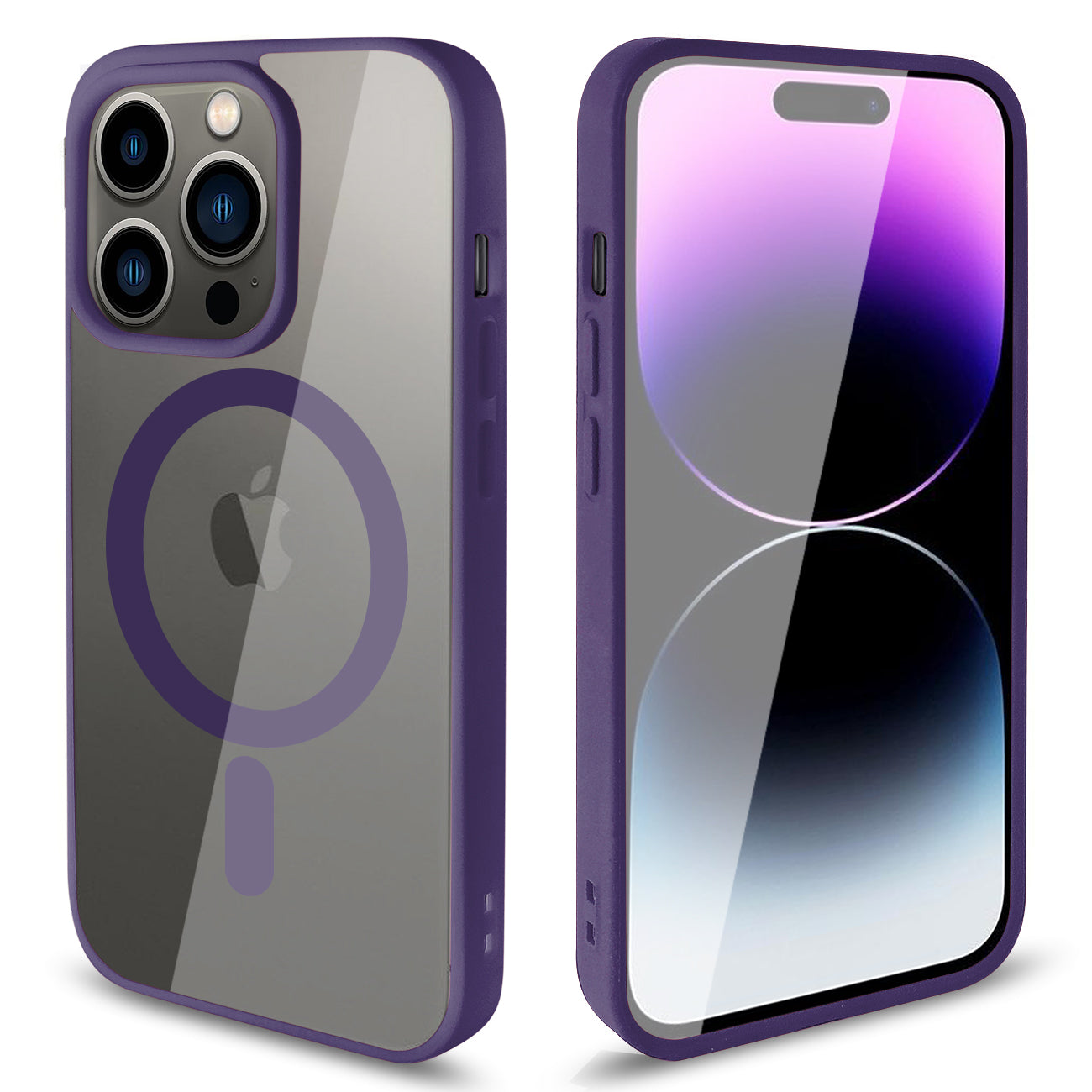 Phone Case Back Cover Magnetic Shell 2 In 1 iPhone 14 Pro Transparent