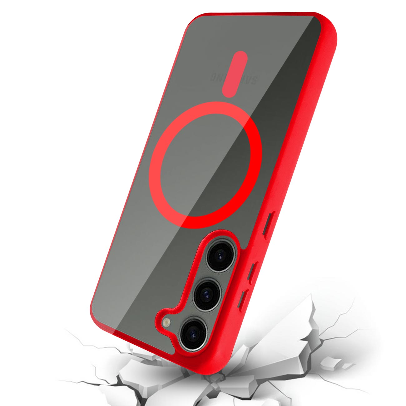 Phone Case Back Cover Magnetic Shell 2 In 1 Samsung Galaxy S23 Plus Transparent