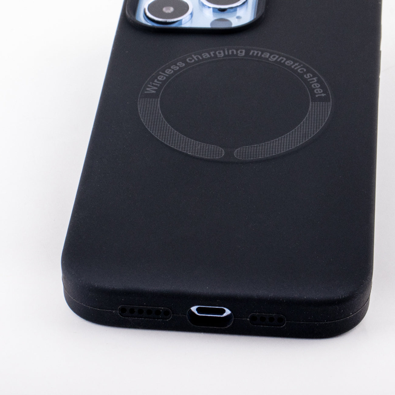 Magnetic Wireless Charging Silicone Mobile Phone Case for Iphone 13 PRO MAX